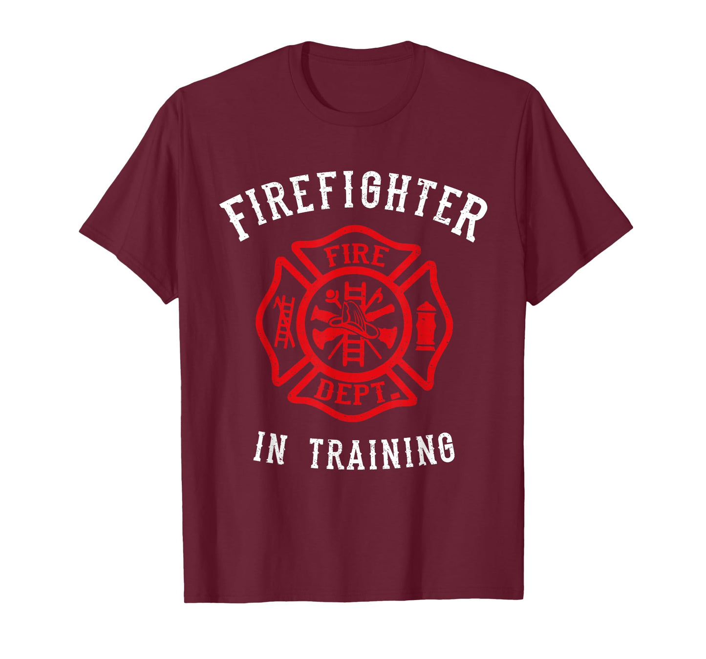 Firefighter Training Gift for Kids Cute Toddler Fire Fighter T-Shirt