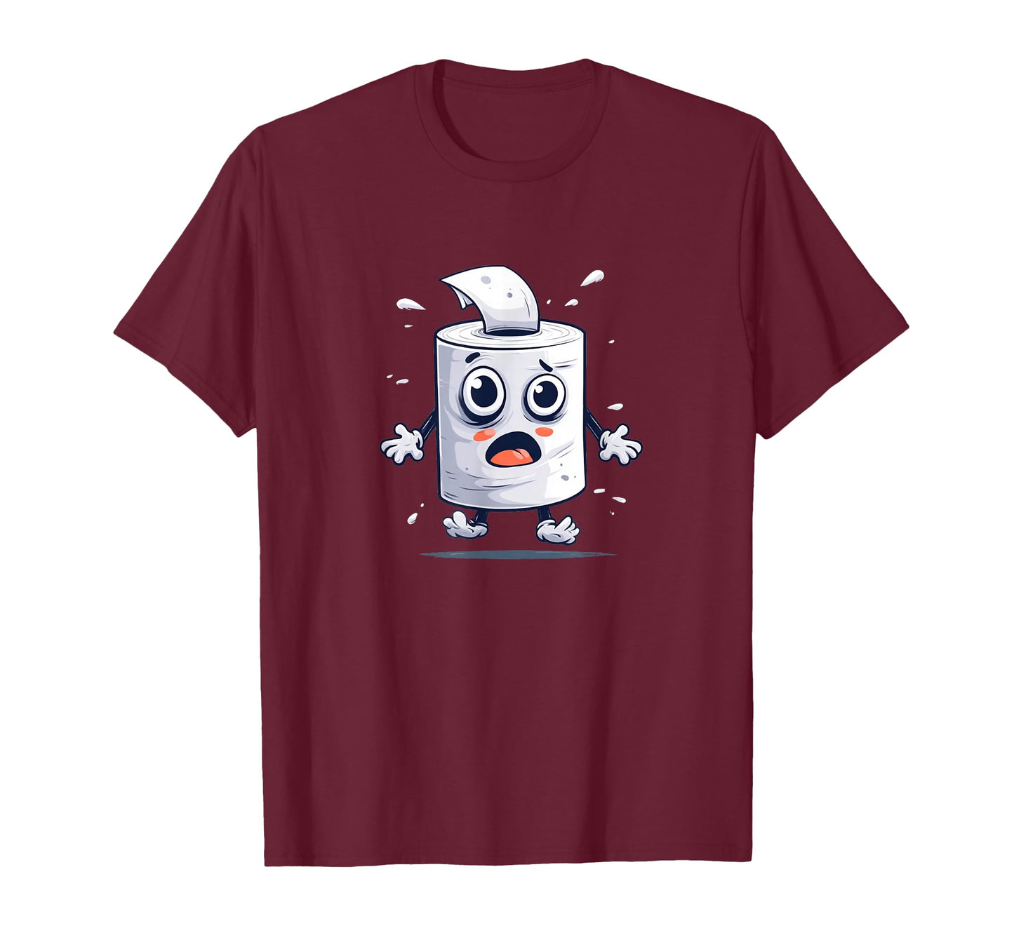 Funny Sweating Toilet Paper Costume T-Shirt