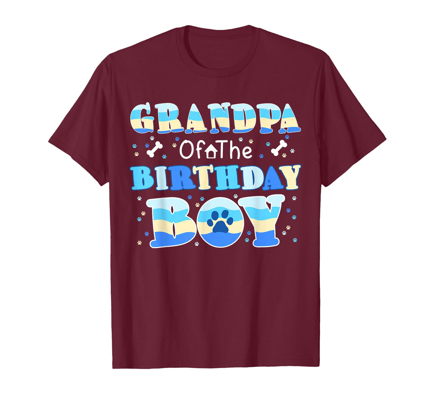 Grandpa of The Birthday Boy Celebration Family Love T-Shirt