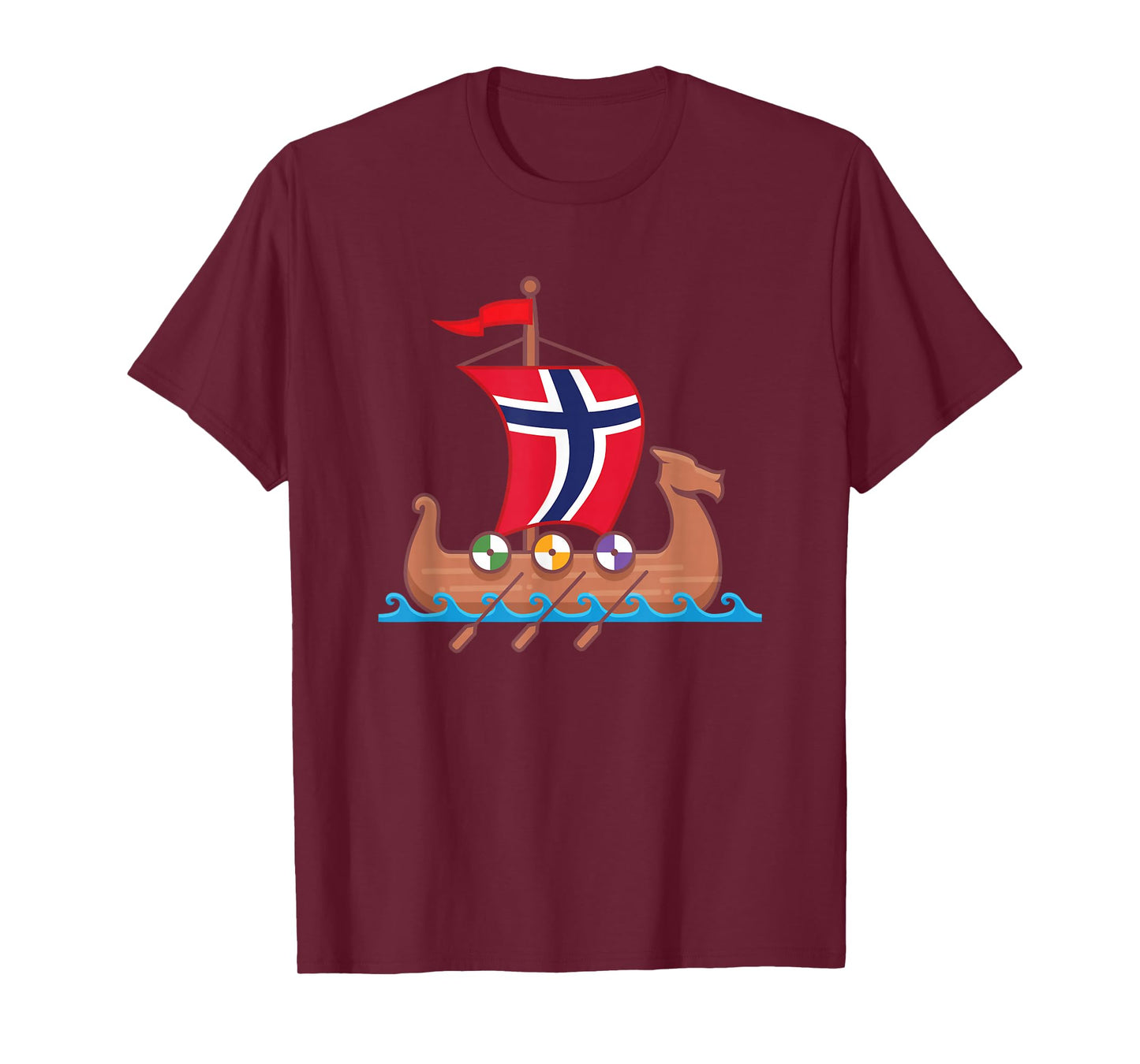 Norwegian Viking Ship Gift Norway T-Shirt