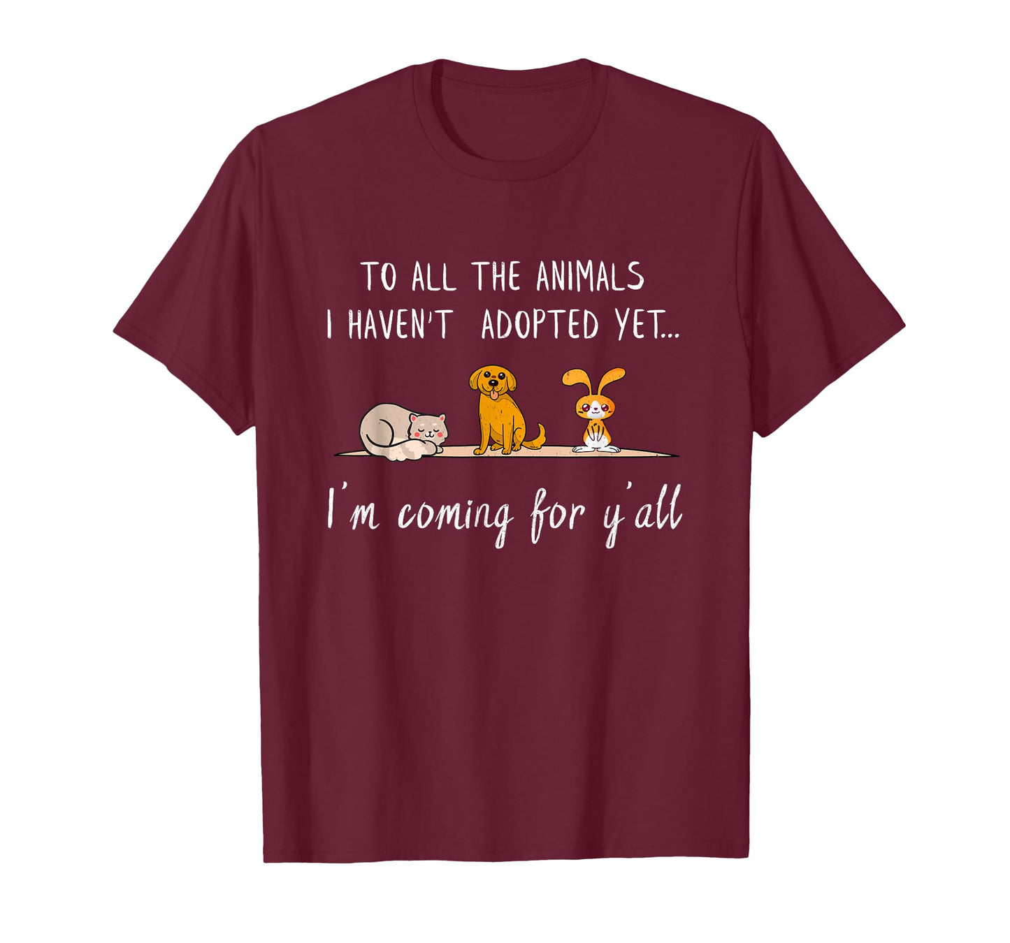 Animal Adoption - Sweet Animal Rescue Adopt T-Shirt