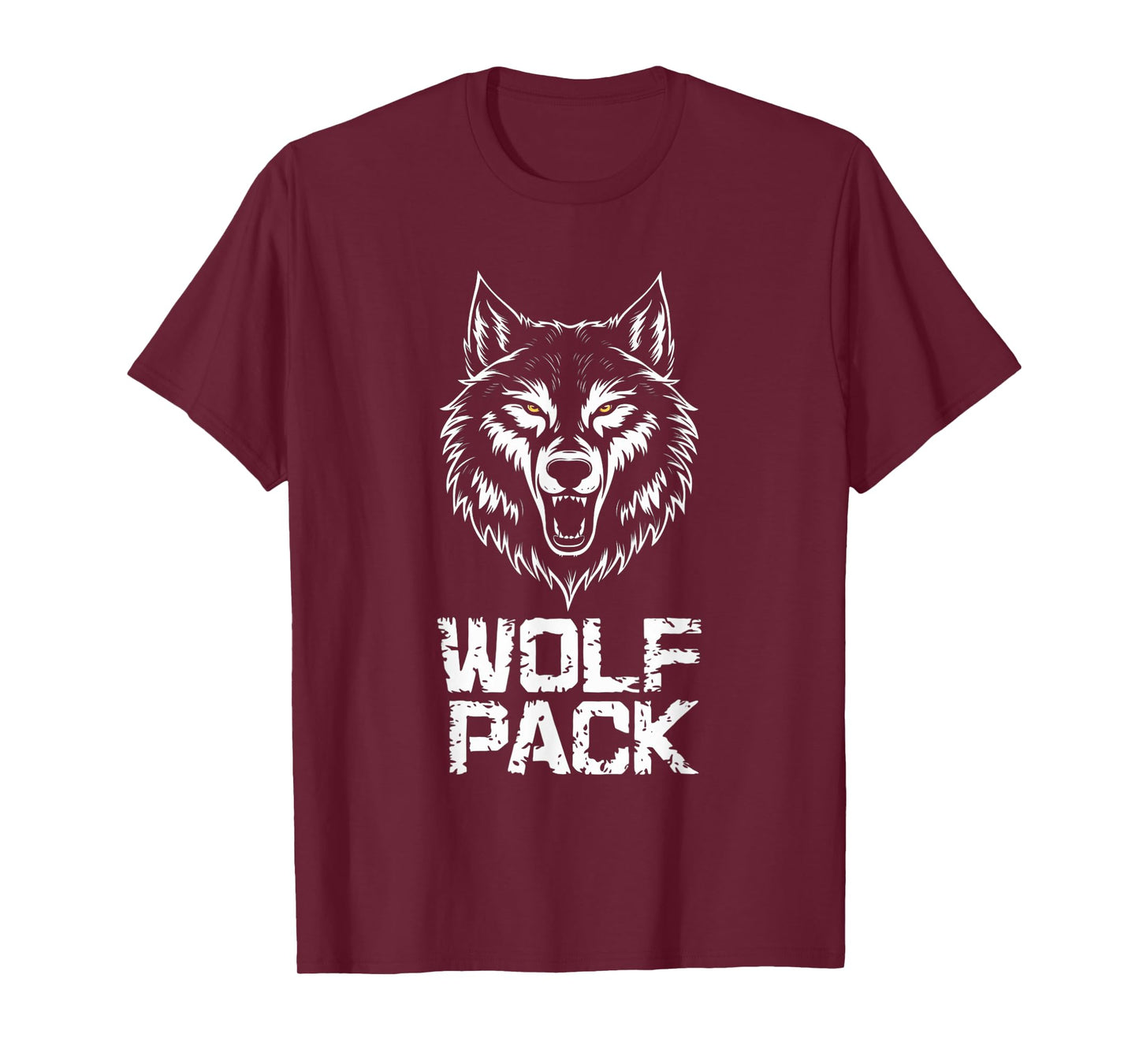 Intimidating Wolf Pack Design T-Shirt