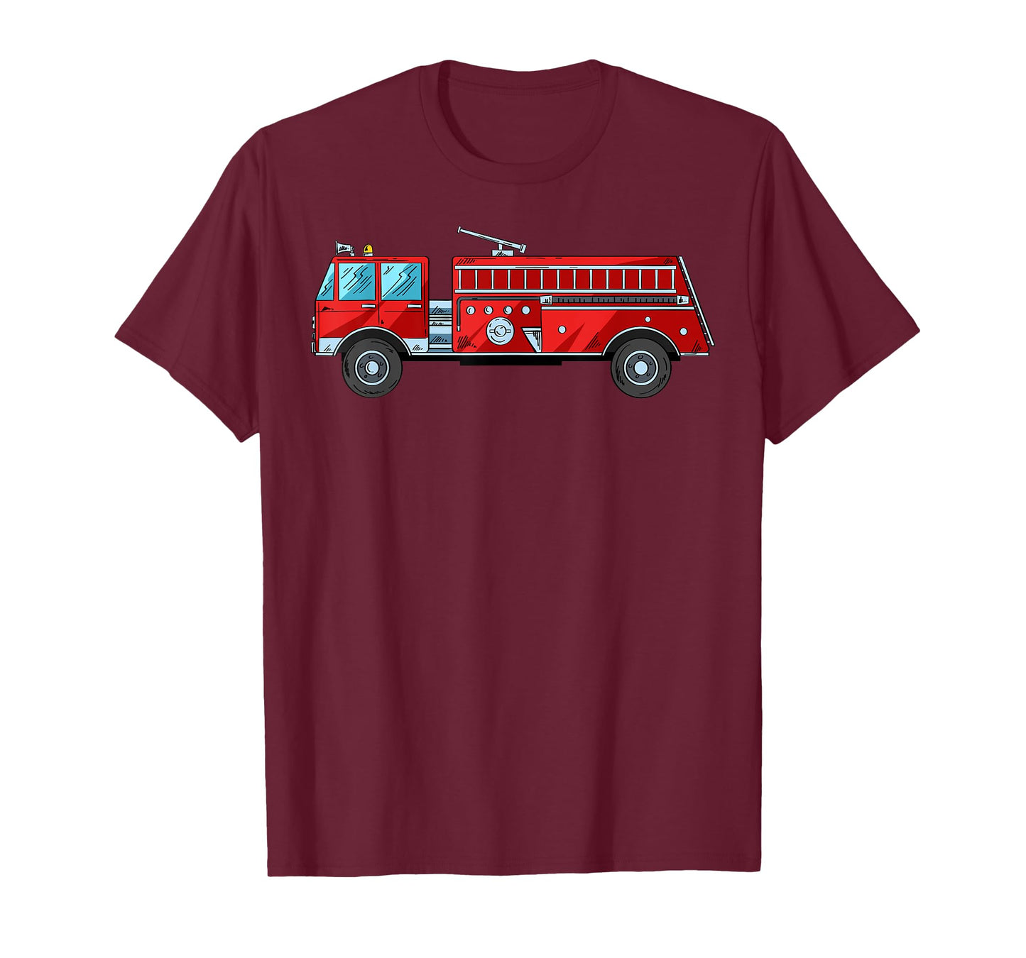 Firefighter Fire Truck Fireman Firefighting Rescue Volunteer T-Shirt