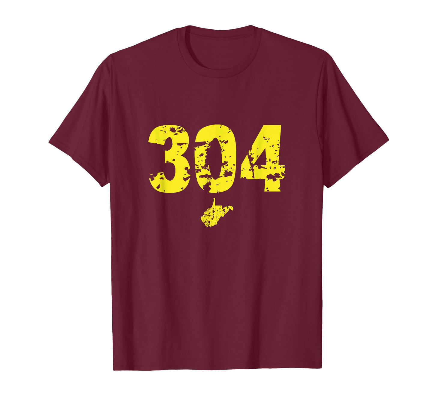 304 West Virginia Blue and Gold T-Shirt T-Shirt