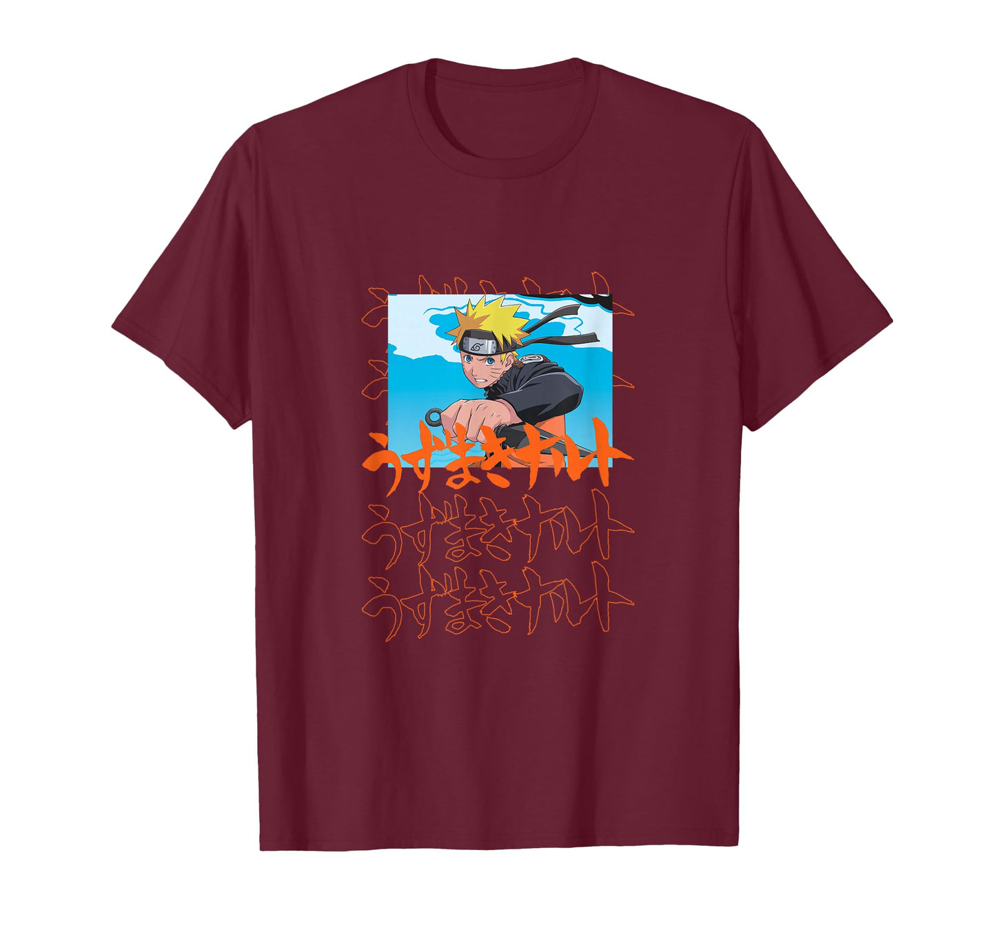 Naruto Shippuden Naruto with Kanji T-Shirt