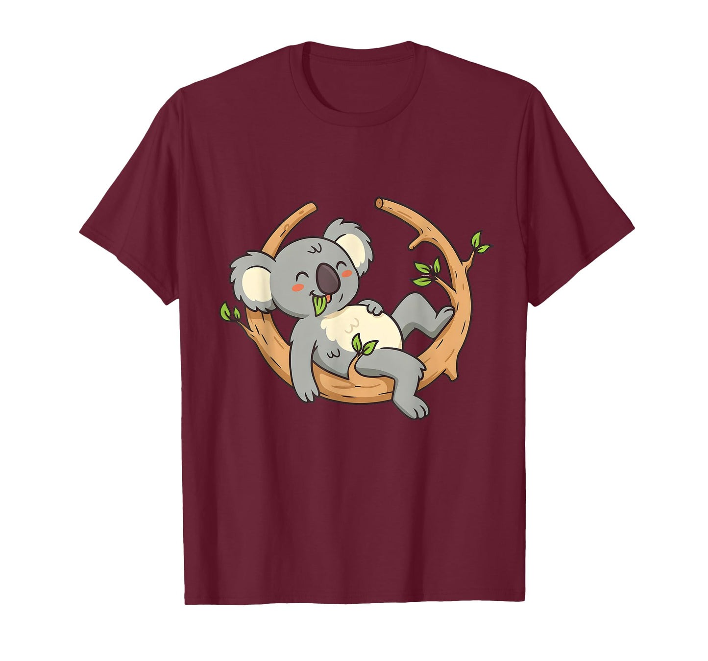 Cute Relaxing Koala on a Branch for Animal Lovers Australia T-Shirt