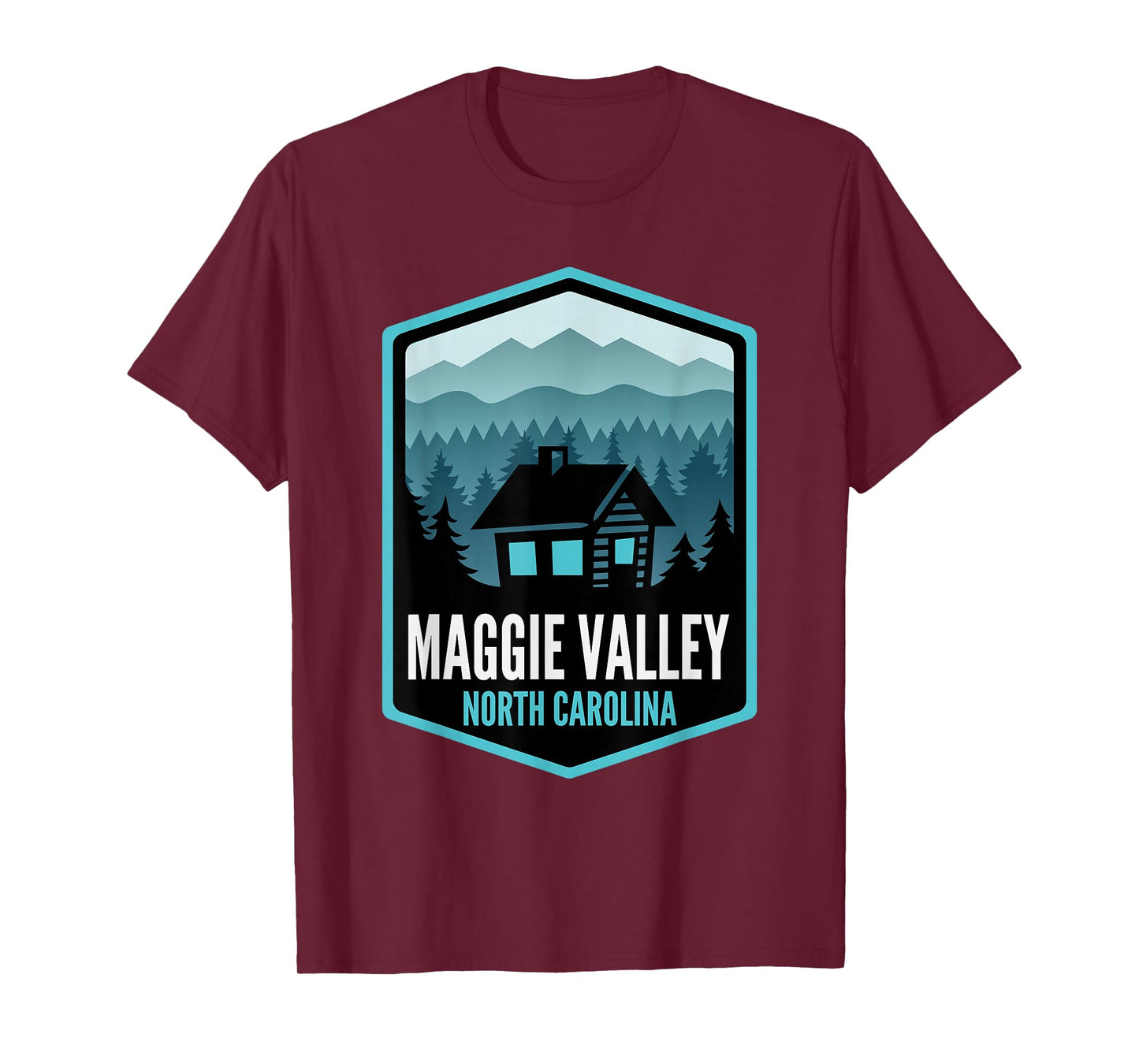 Maggie Valley North Carolina Cabin T-Shirt