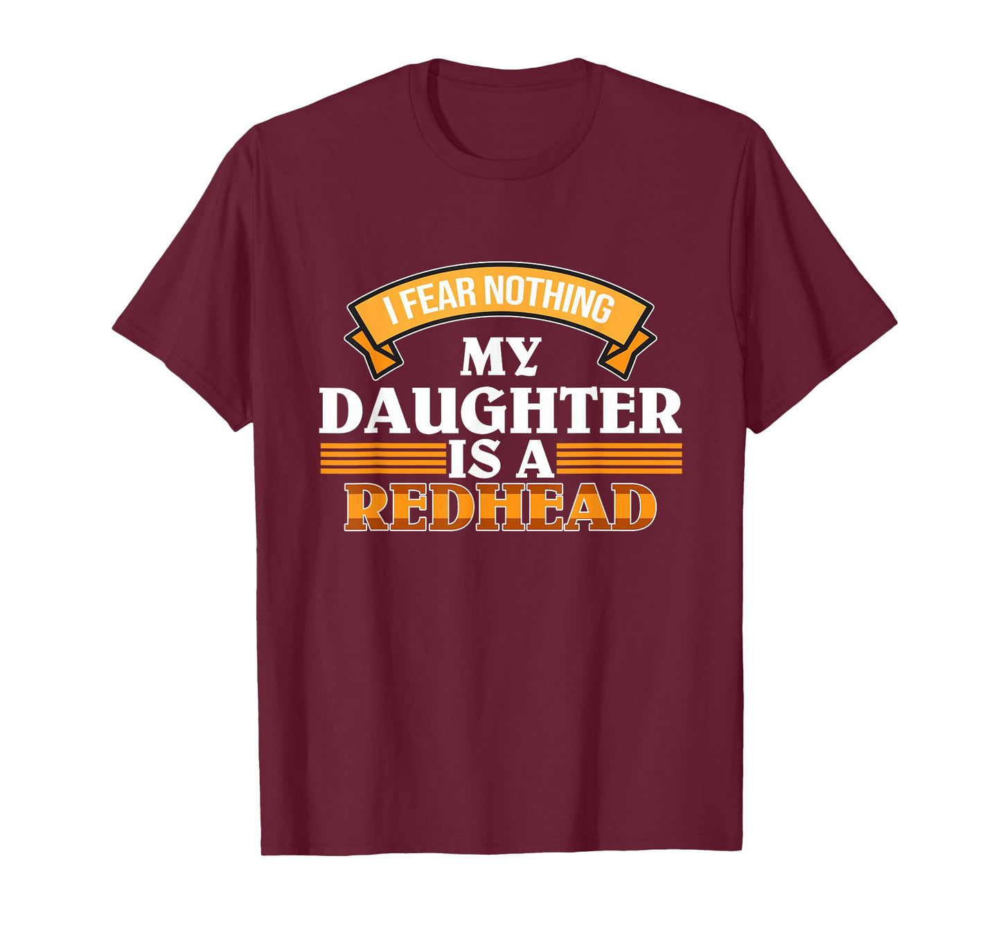My Daughter Is A Redhead Cute Red Hair Girls Women Graphic T-Shirt