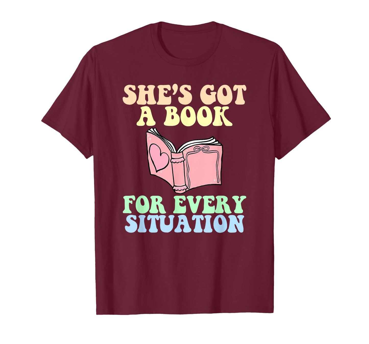 She's Got A Book for Every Situation Funny Halloween T-Shirt