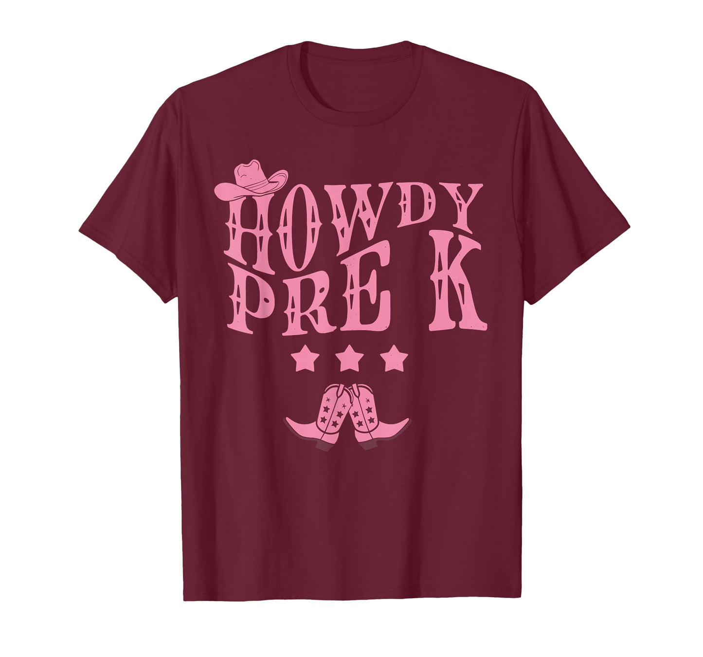 Howdy Pre-K Teacher Kids Parents Cowboy Cowgirl Boy Girl T-Shirt