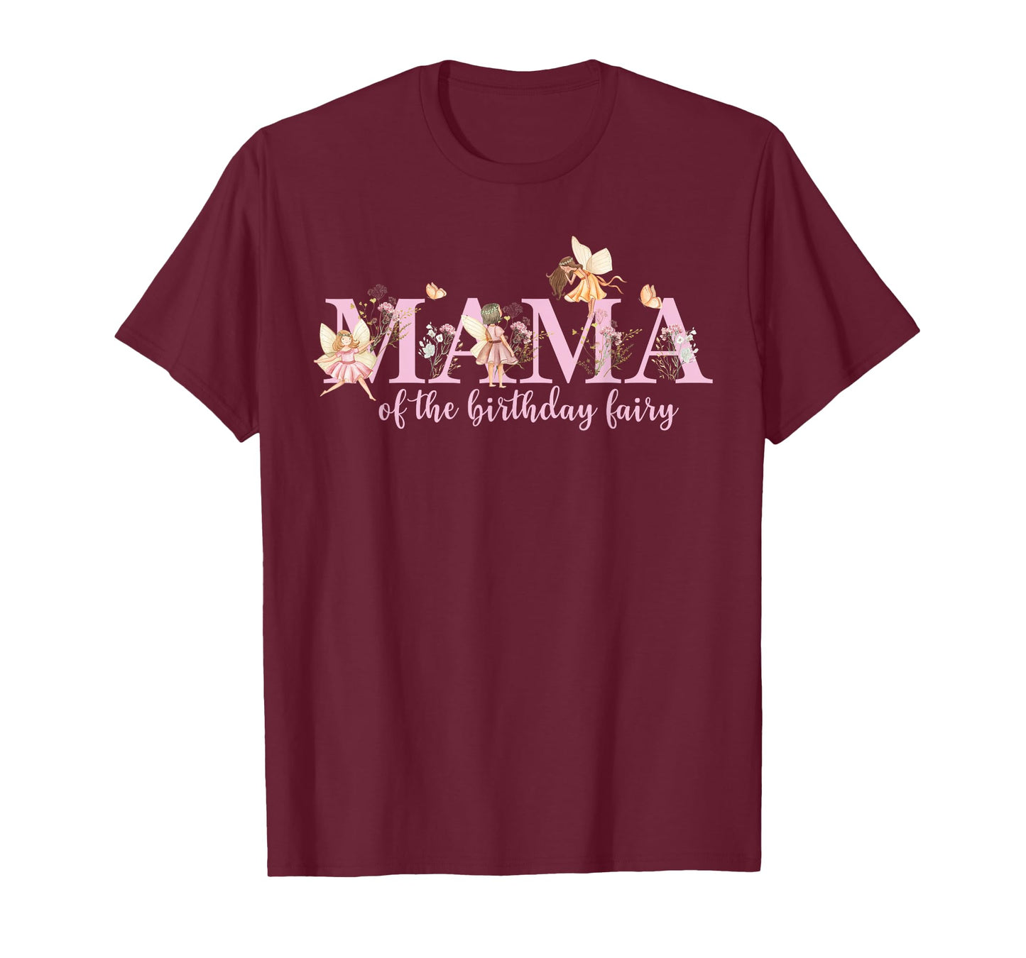 Mama Of The Birthday Fairy Magical Birthday Girl T-Shirt