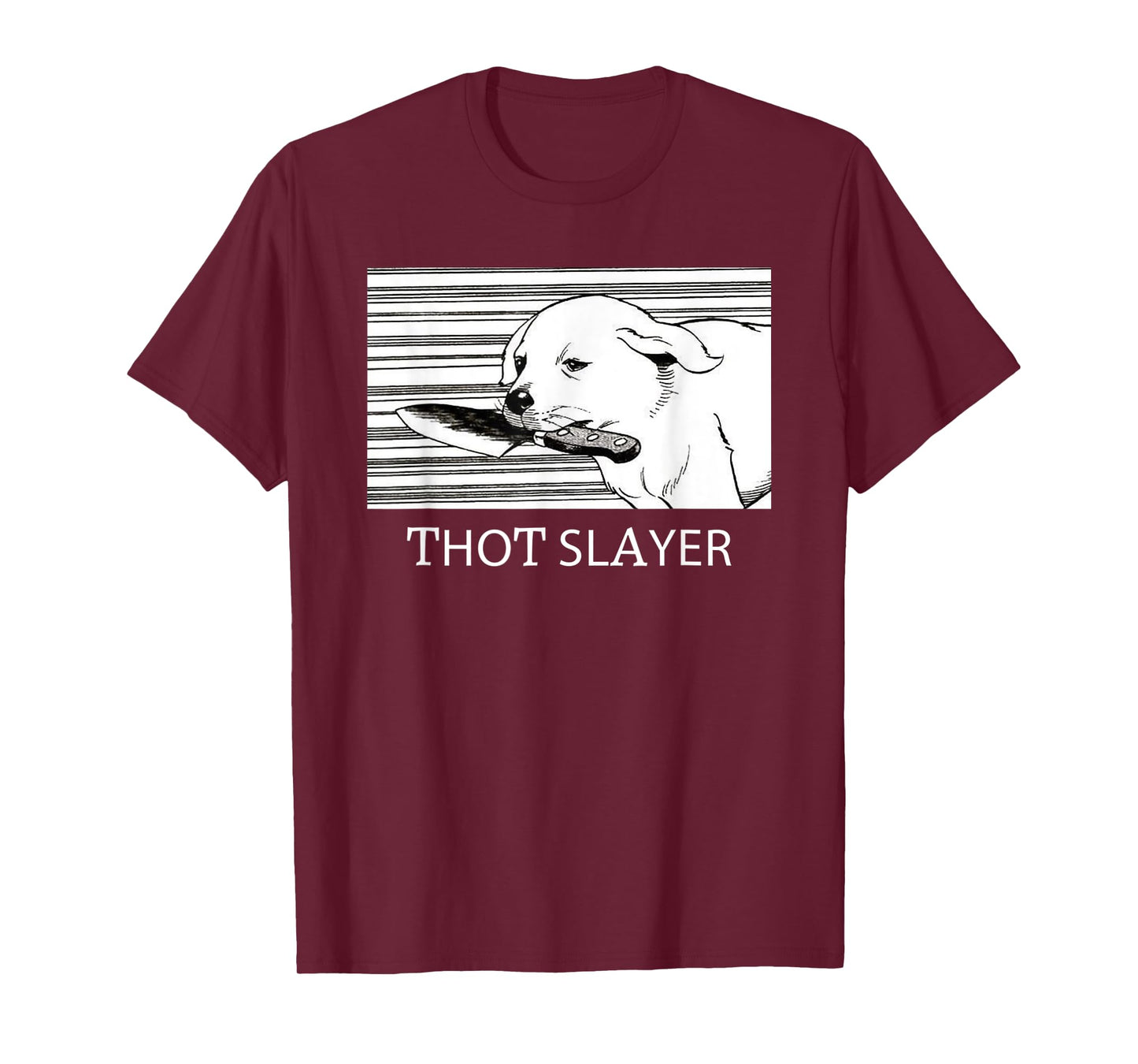 Funny Thot Slayer Apparel Love Dog T-Shirt