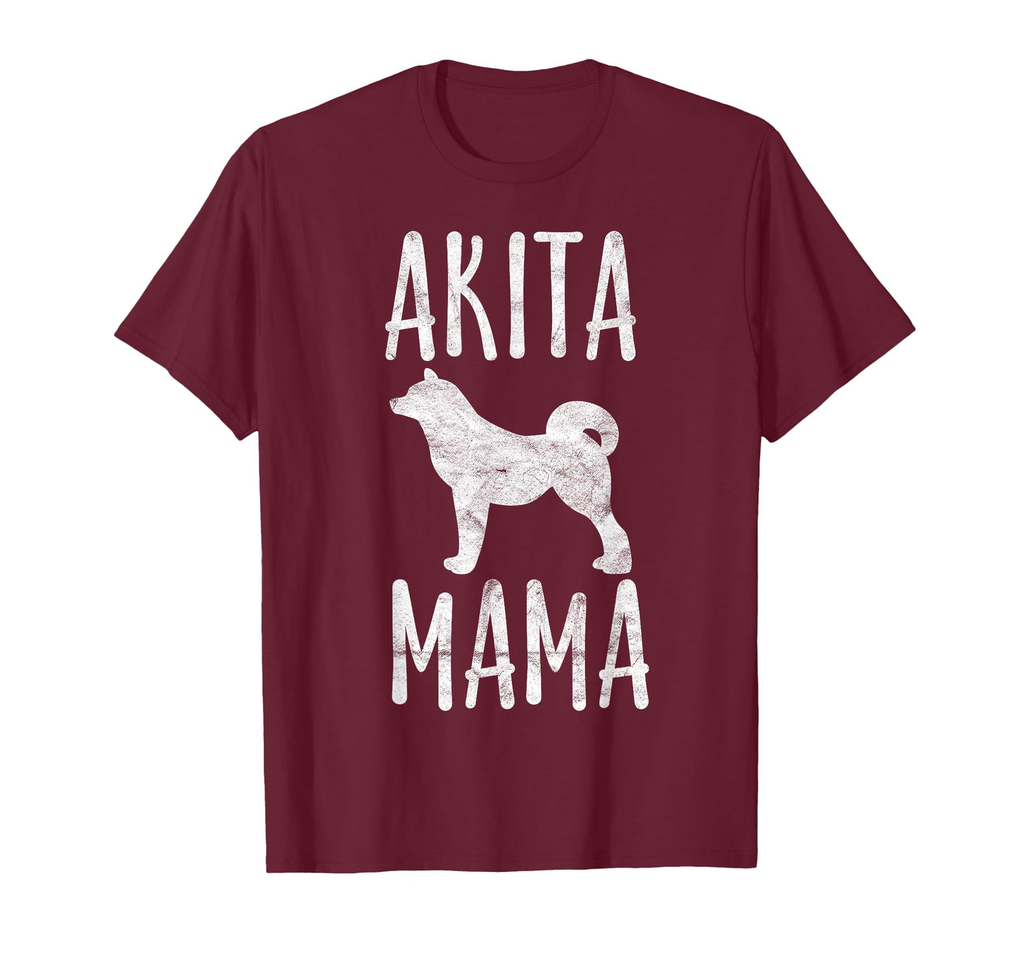 Vintage Akita Mama Gift Akita Mom Pet Dog Owner Mother T-Shirt