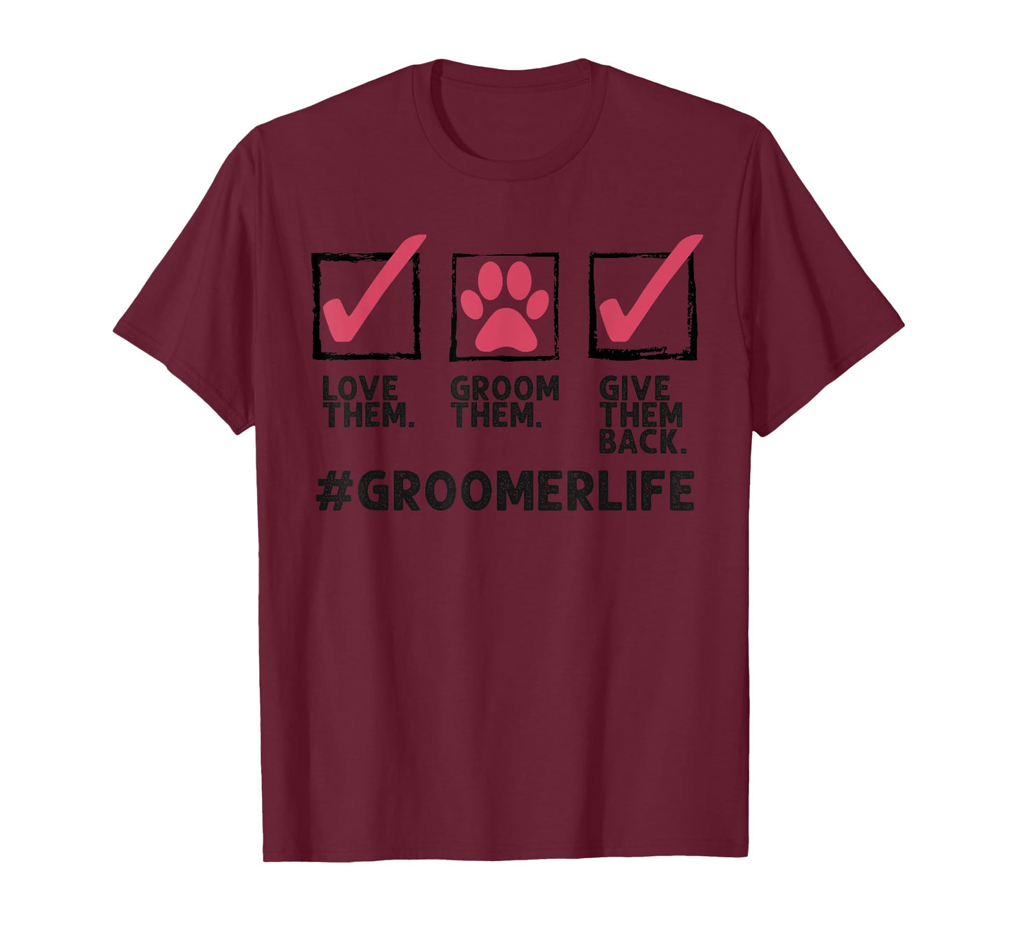 Funny Dog Groomer Gift For Men Women Cool Pet Dog Grooming T-Shirt