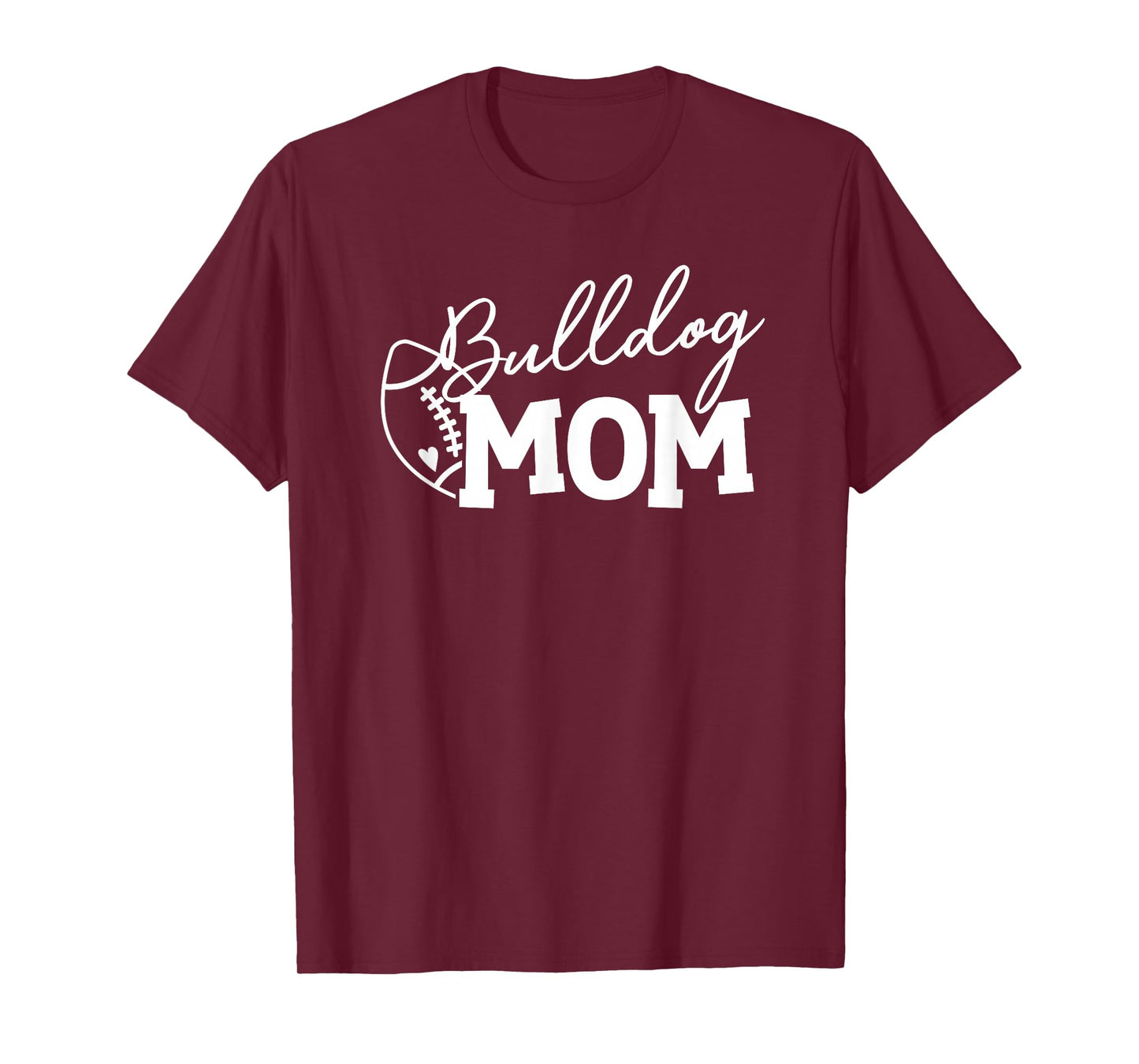 Bulldog Football Mom T-Shirt