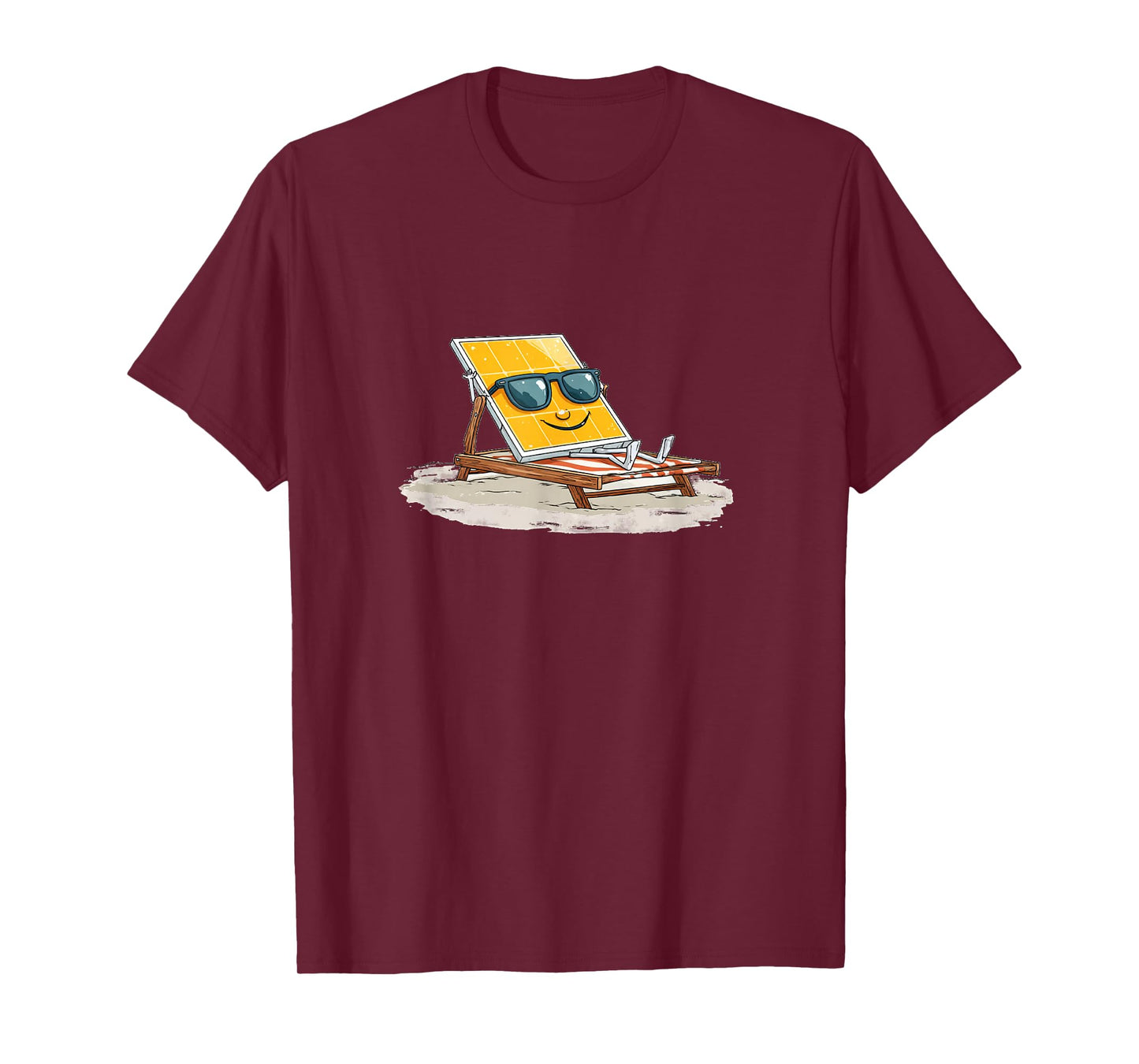 Amazing Solar Panel with Sunglasses for Sunbath Lovers T-Shirt