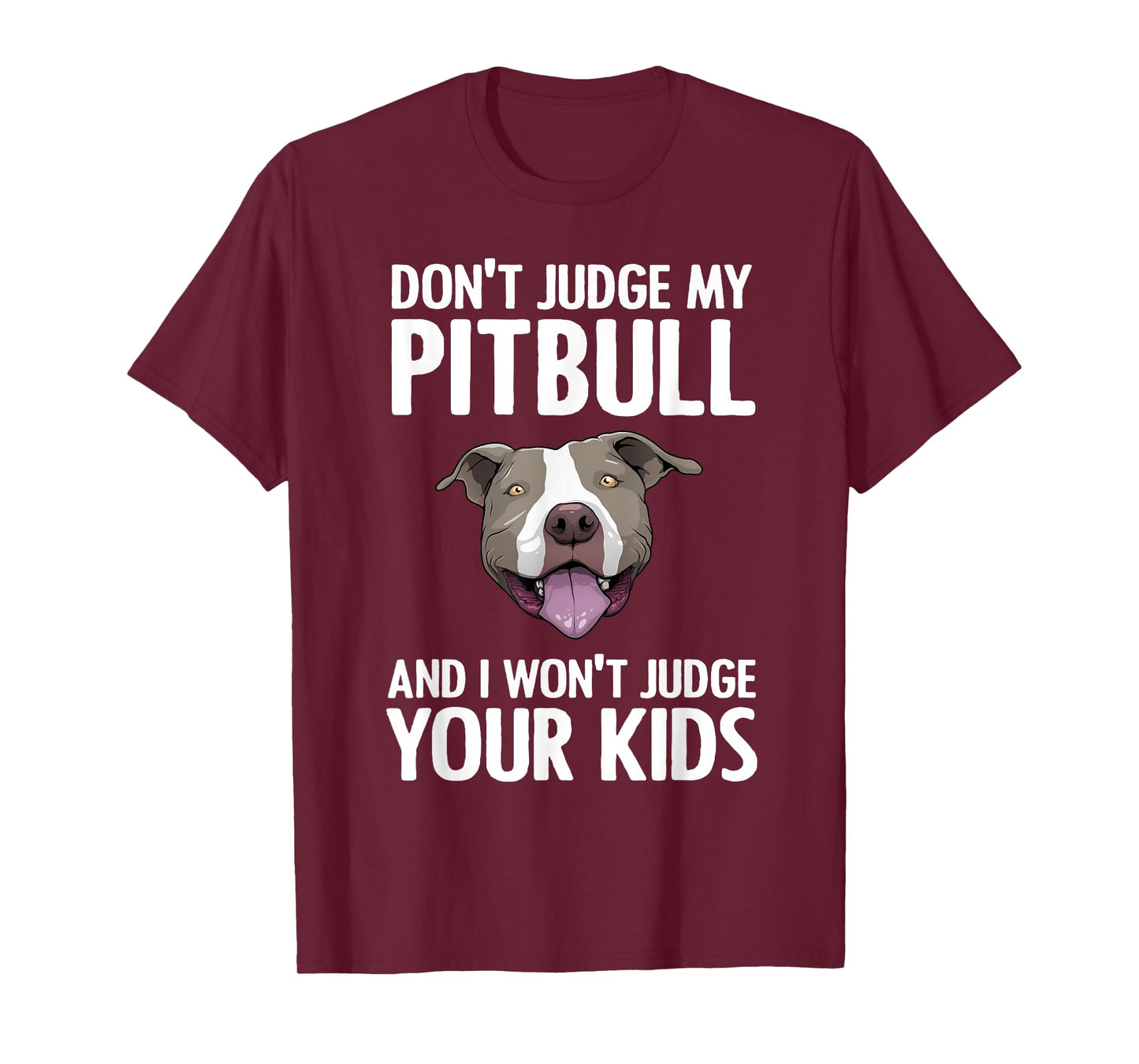 Cute Pitbull For Men Women Kids Pitbull Terrier Dog Lover T-Shirt
