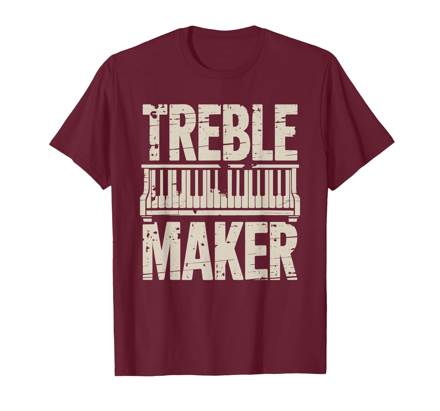 Treble Maker, Piano Player Keyboard Musician and Pianist T-Shirt