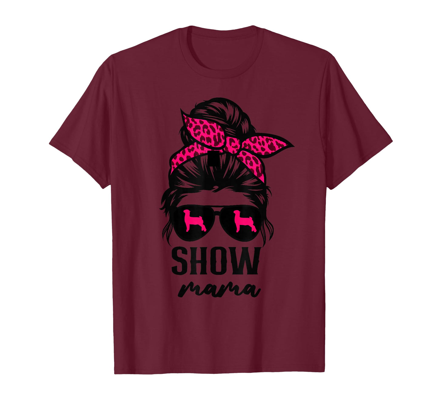 goat show mom goat Boer show mama T-Shirt