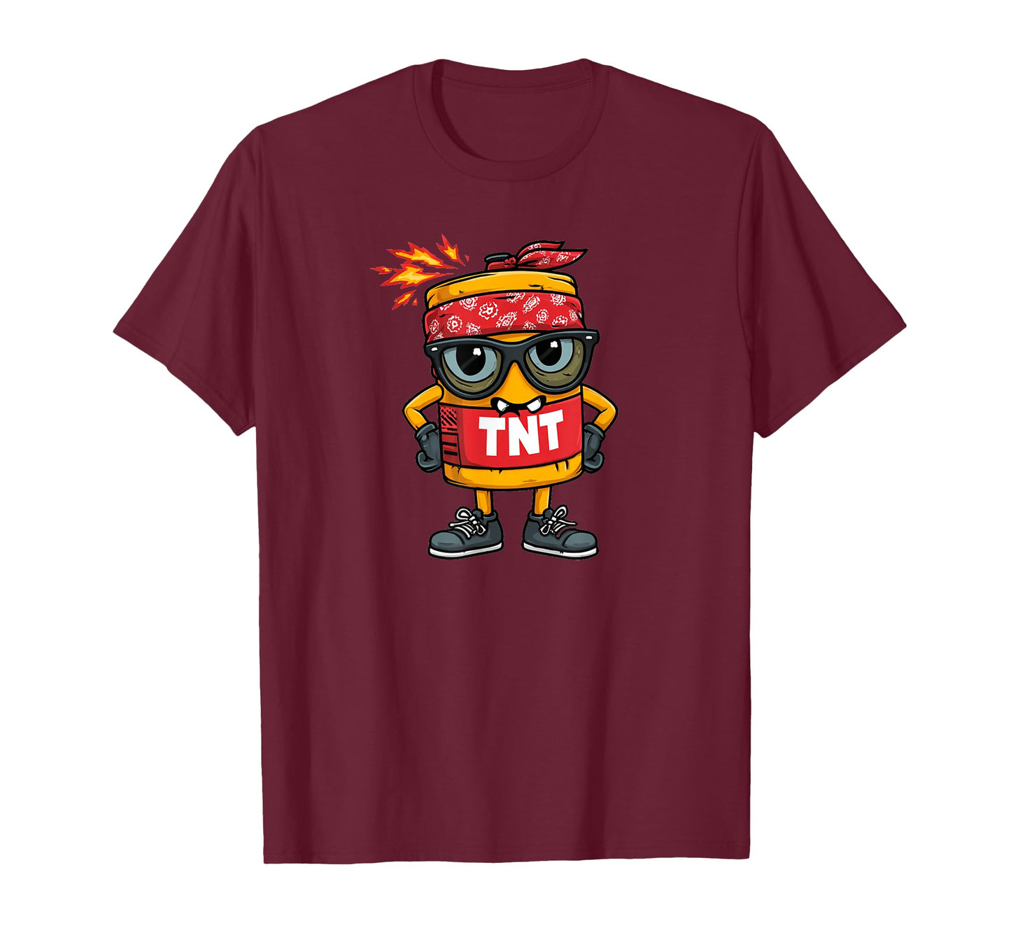 Amazing TNT Look for Fireworks and Explosions Lovers T-Shirt