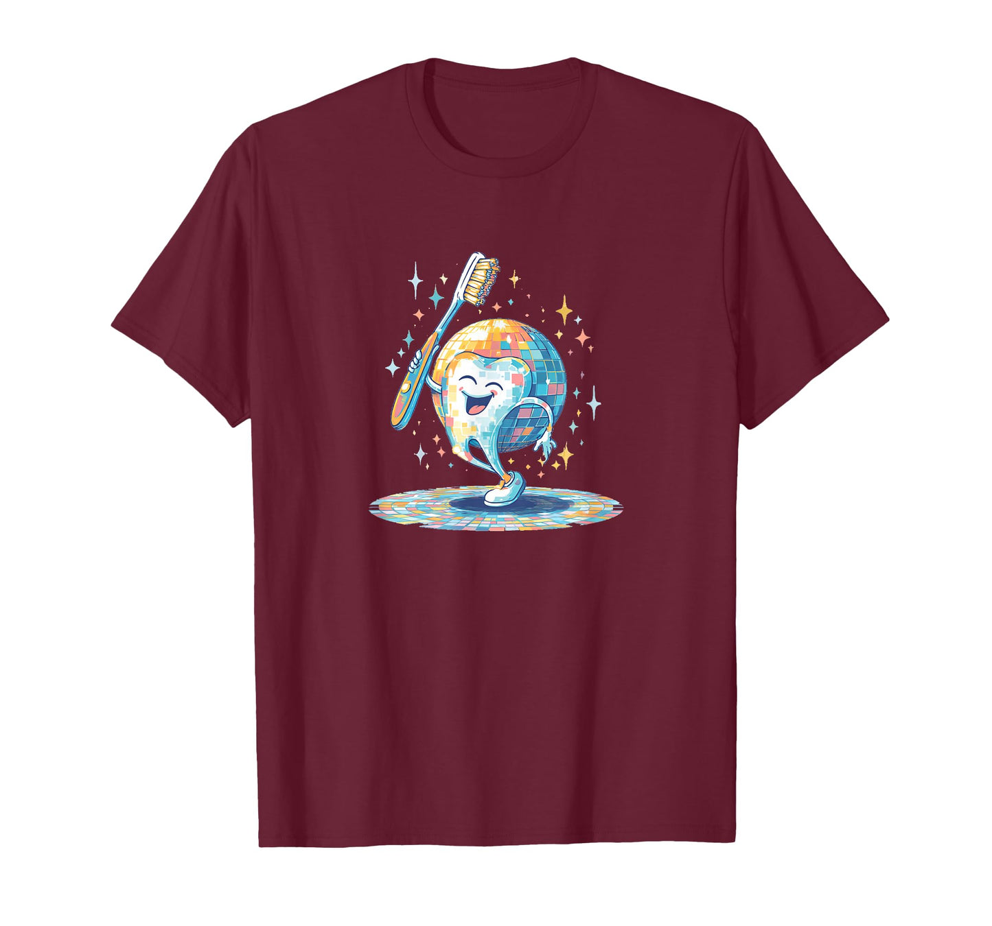 Disco Ball and Tooth Costume for Fairy Toothbrush Lovers T-Shirt