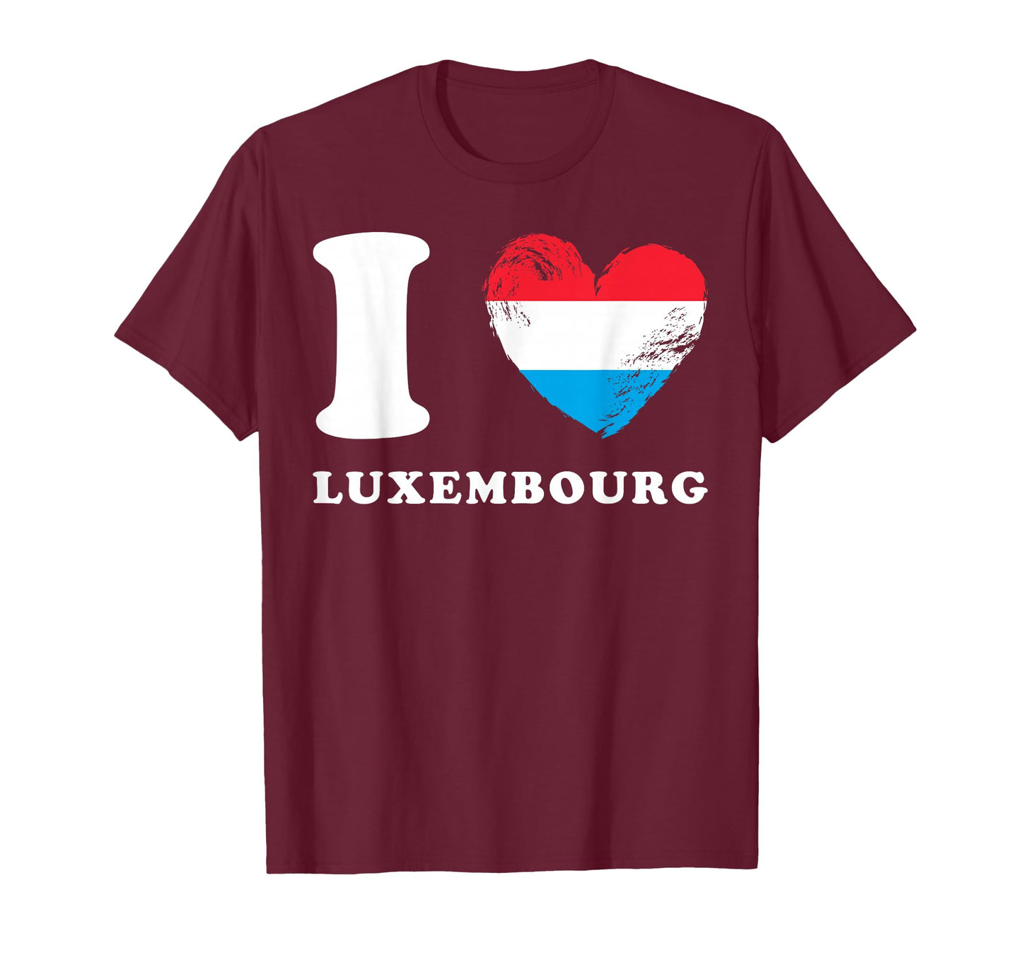 I Love Luxembourg - Heart Flag Luxembourg T-Shirt