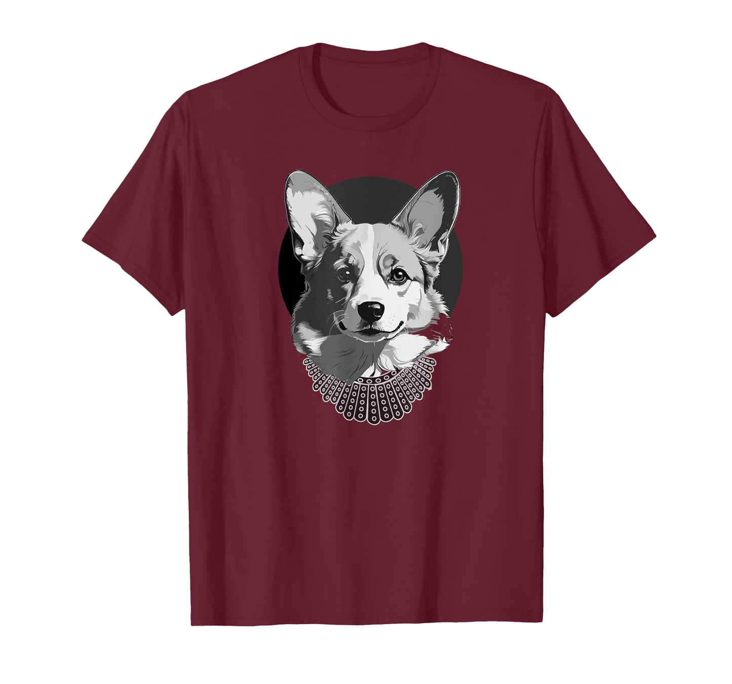 Corgi with RGB Collar Ruth Bader Ginsburg T-Shirt