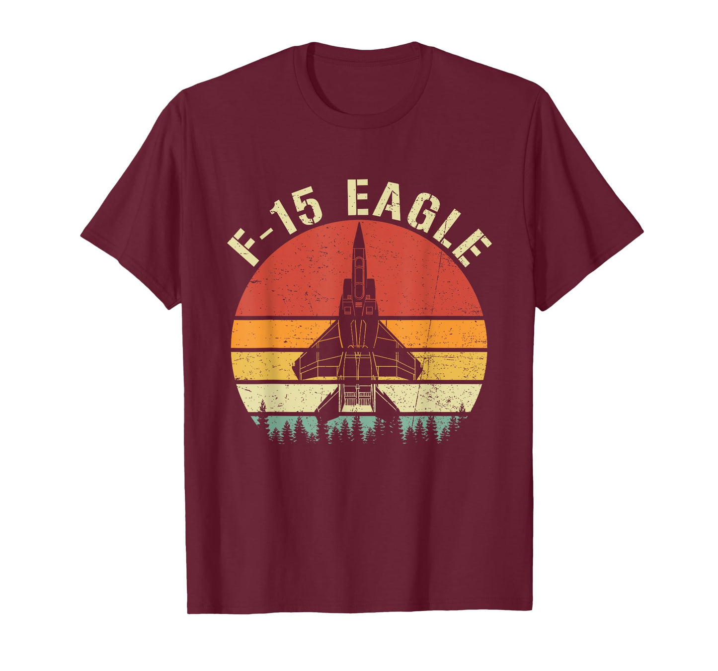F-15 Eagle US Fighter Jet Retro Vintage Military Airplanes T-Shirt