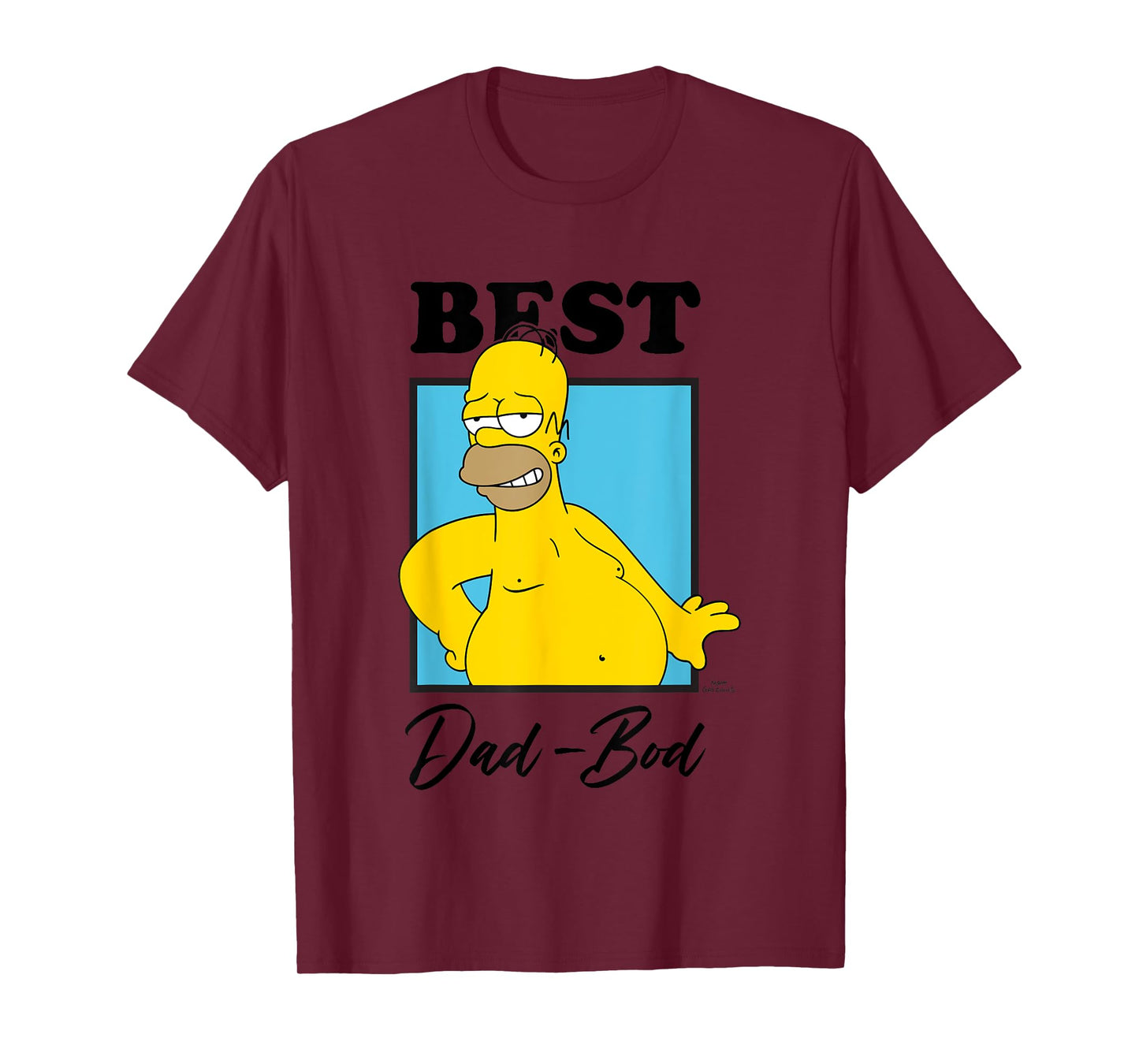 The Simpsons Father's Day Homer Best Dad Bod T-Shirt