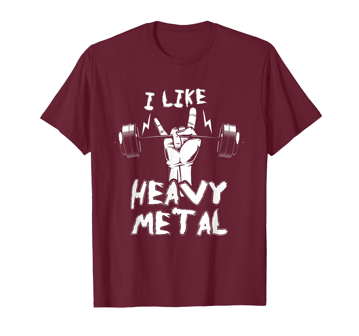 Exercise Fitness Instructor Personal Trainer Gift Heavy Metal Weightlifting Bodybuilding Gym Workout Barbell T-Shirt
