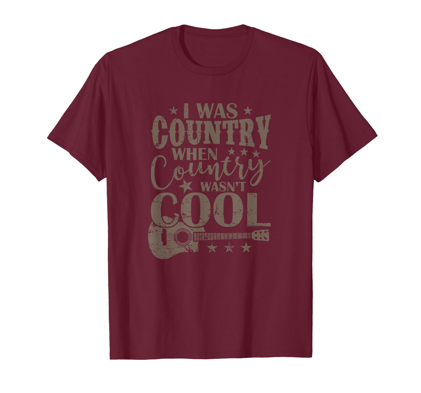 I was country when country wasn't cool USA T-Shirt