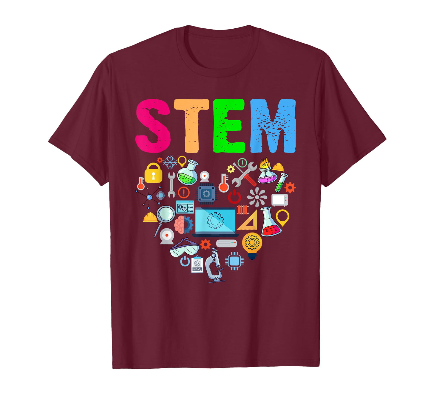 STEM Science Technology Engineering Math Teacher T-Shirt