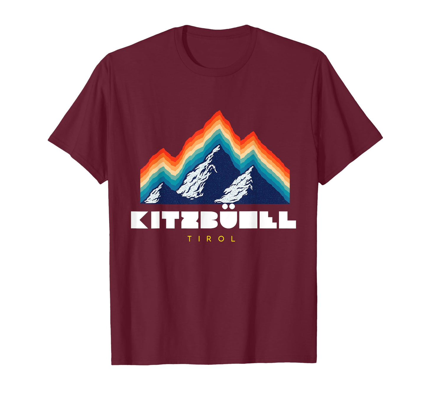 Kitzbühel Tirol - Austria Retro 80s Ski Holiday Gift T-Shirt