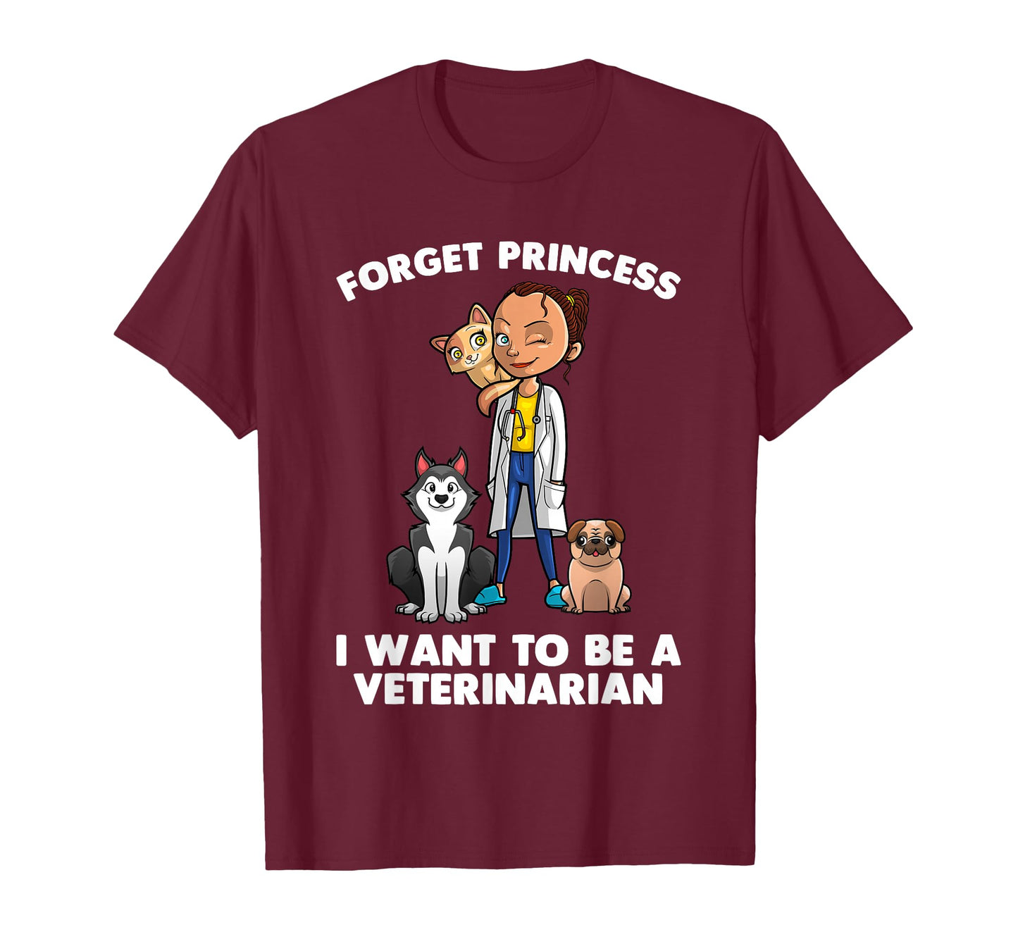 Future Veterinarian Women Girls Doctor to Be Vet Assistant T-Shirt