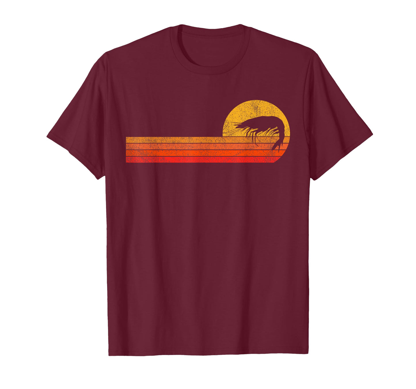 Vintage Shrimp Lover Funny Shrimp Retro T-Shirt