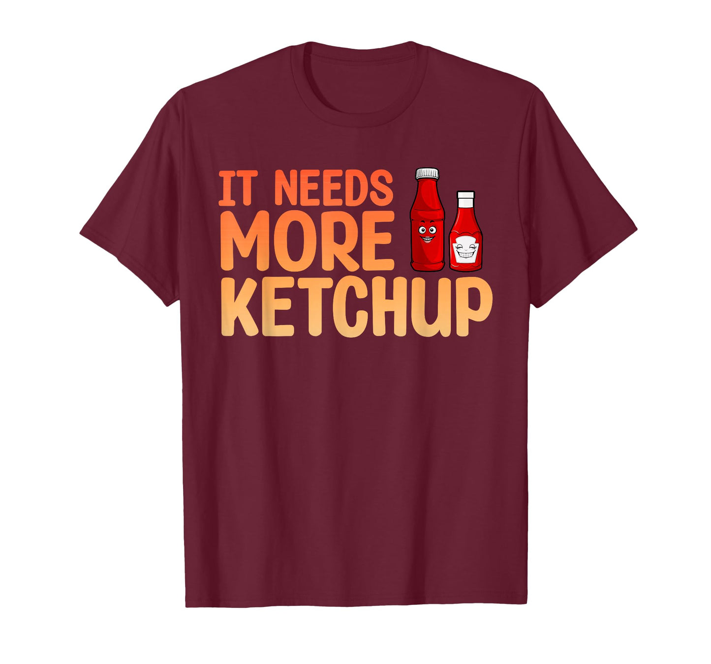 Cute Ketchup Design for Men Women Kids Catsup Ketchup Lover T-Shirt