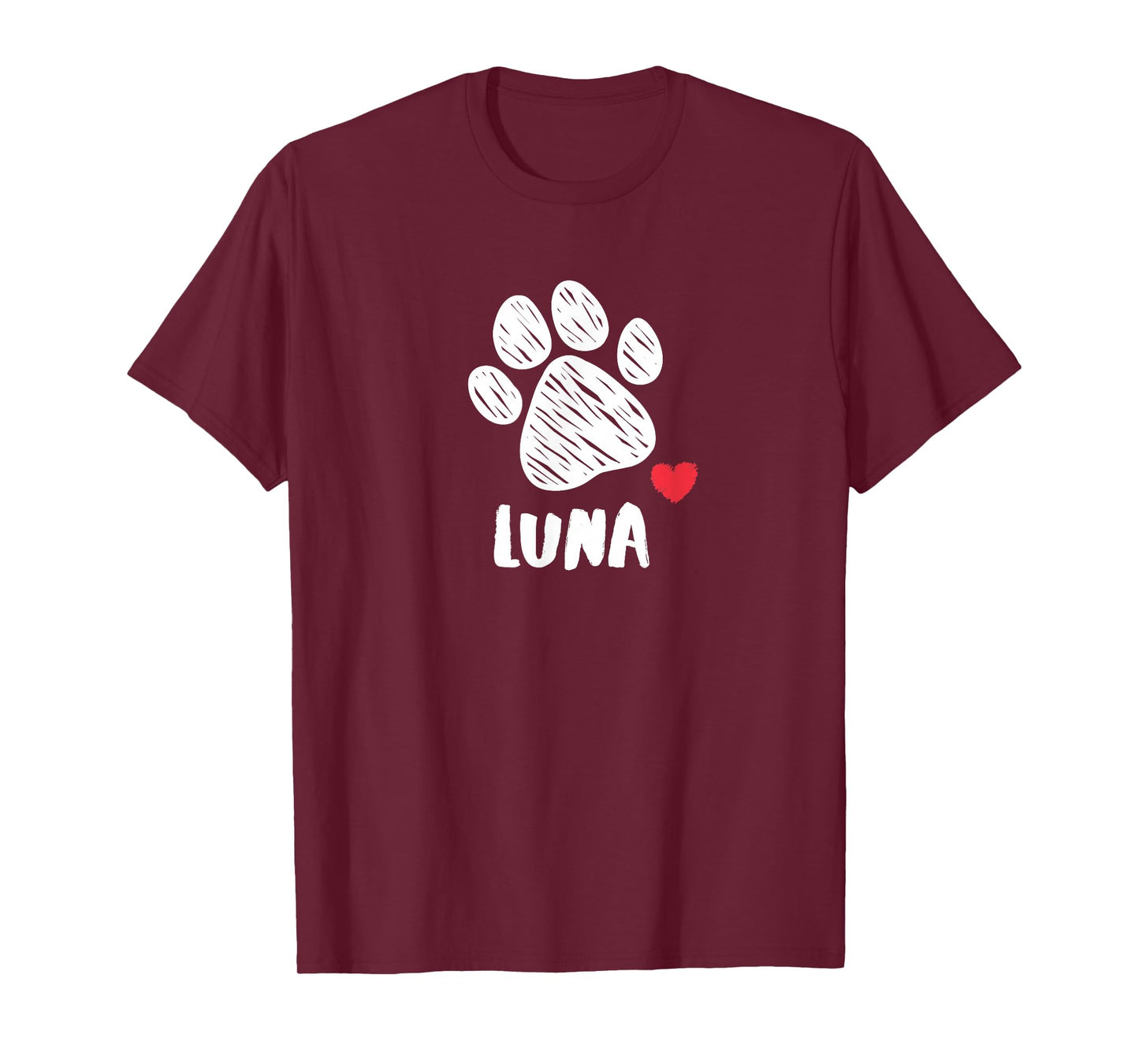 Luna My Dog Luna I love My Dog Luna Puppy Love Dog Lover T-Shirt