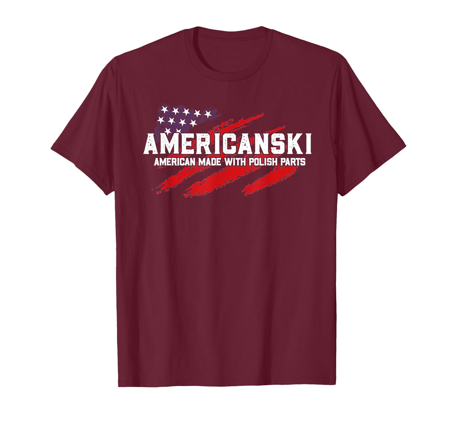 Americanski American Made With Polish Parts T-Shirt