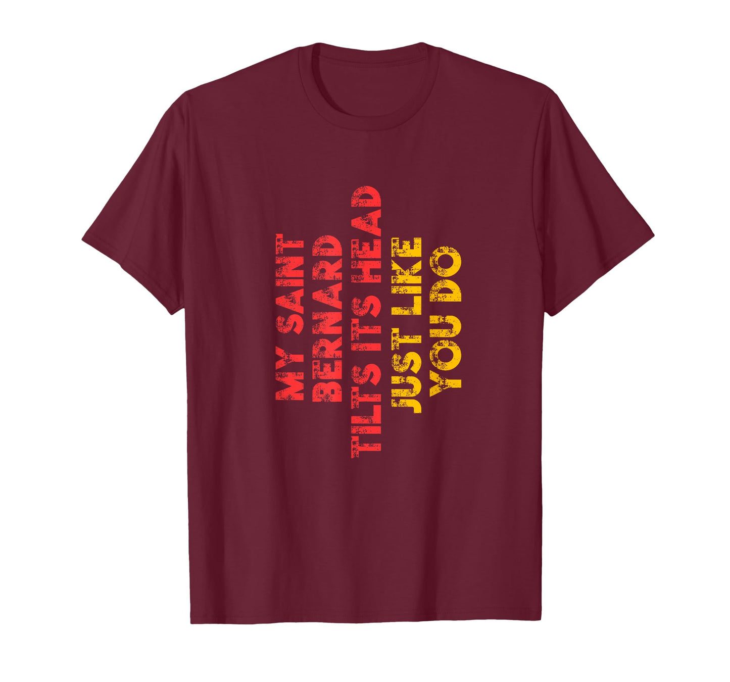 Saint Bernard Mom Dad Funny Dog Lover Owner Gift Women Men T-Shirt