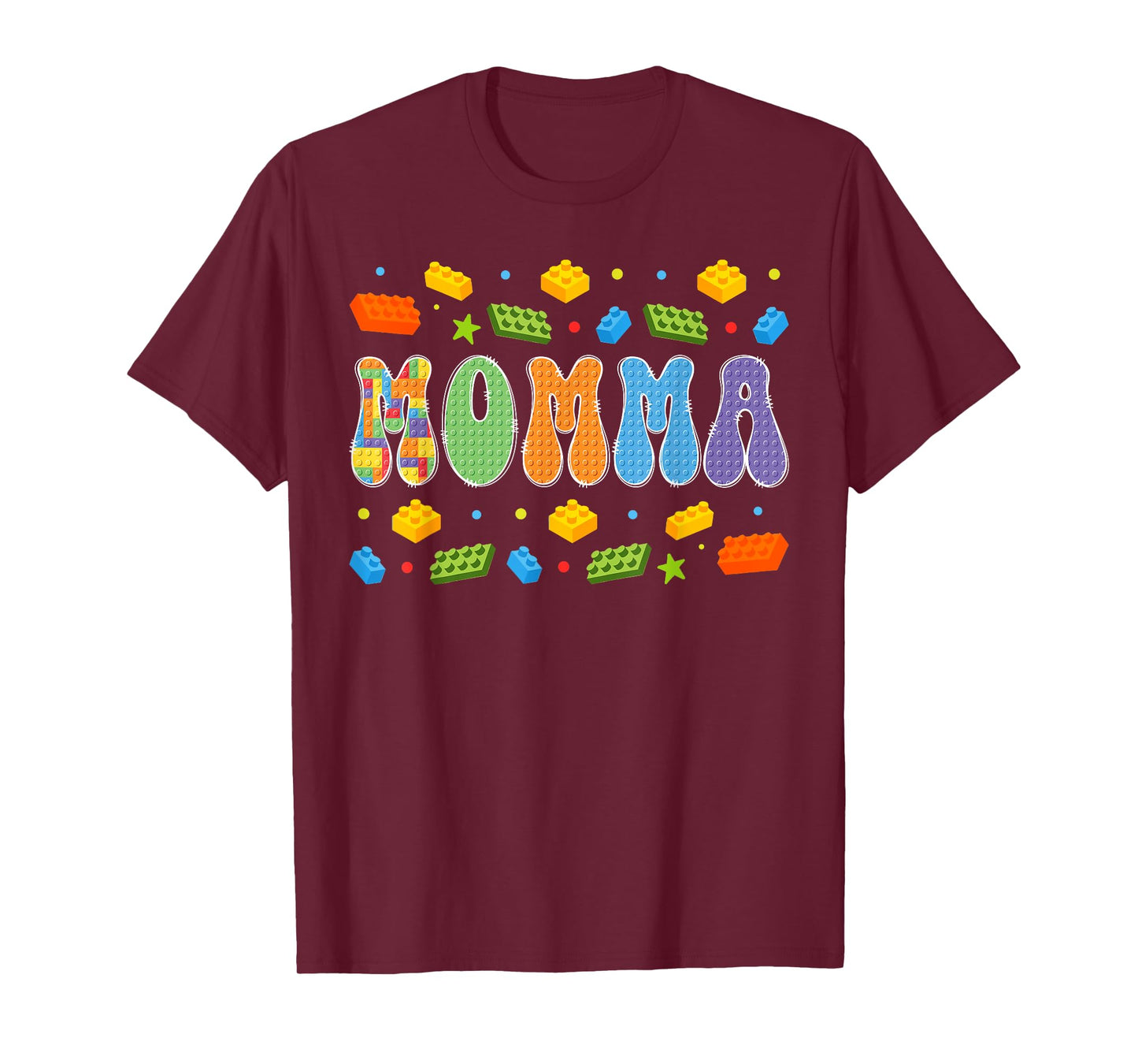 Momma Building Bricks Block Master Builder Matching T-Shirt