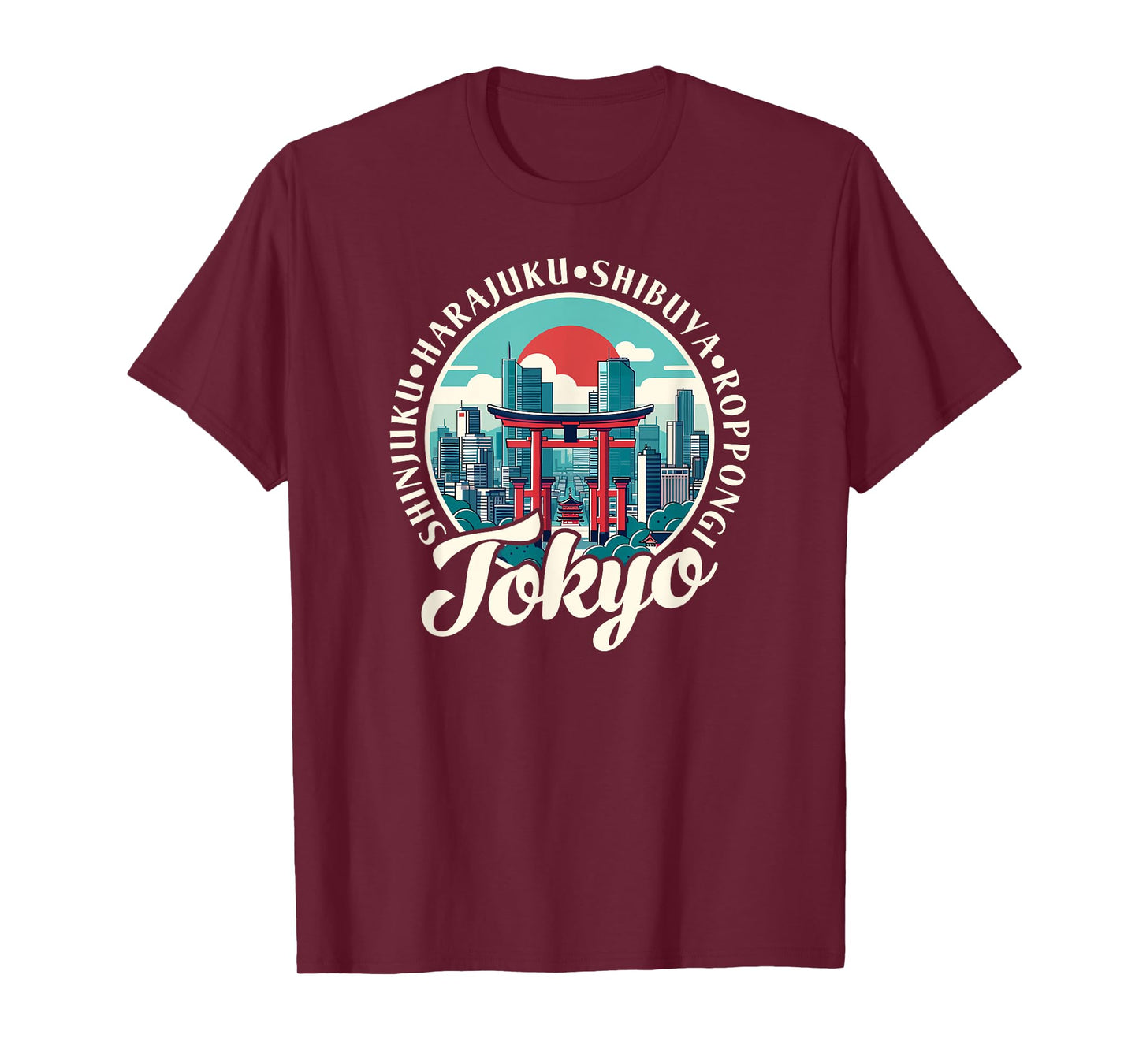 Tokyo Shinjuku Harajuku Shibuya Roppongi Japan Souvenir T-Shirt
