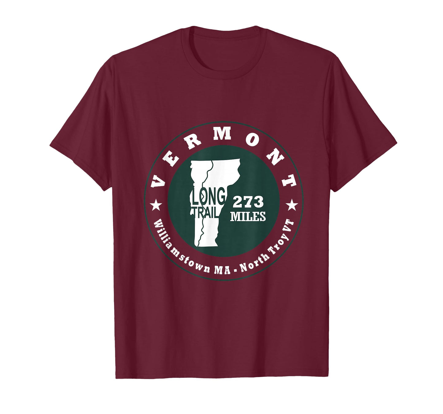 VERMONT LONG TRAIL HIKING T Shirt Vermont Trekking Tee T-Shirt