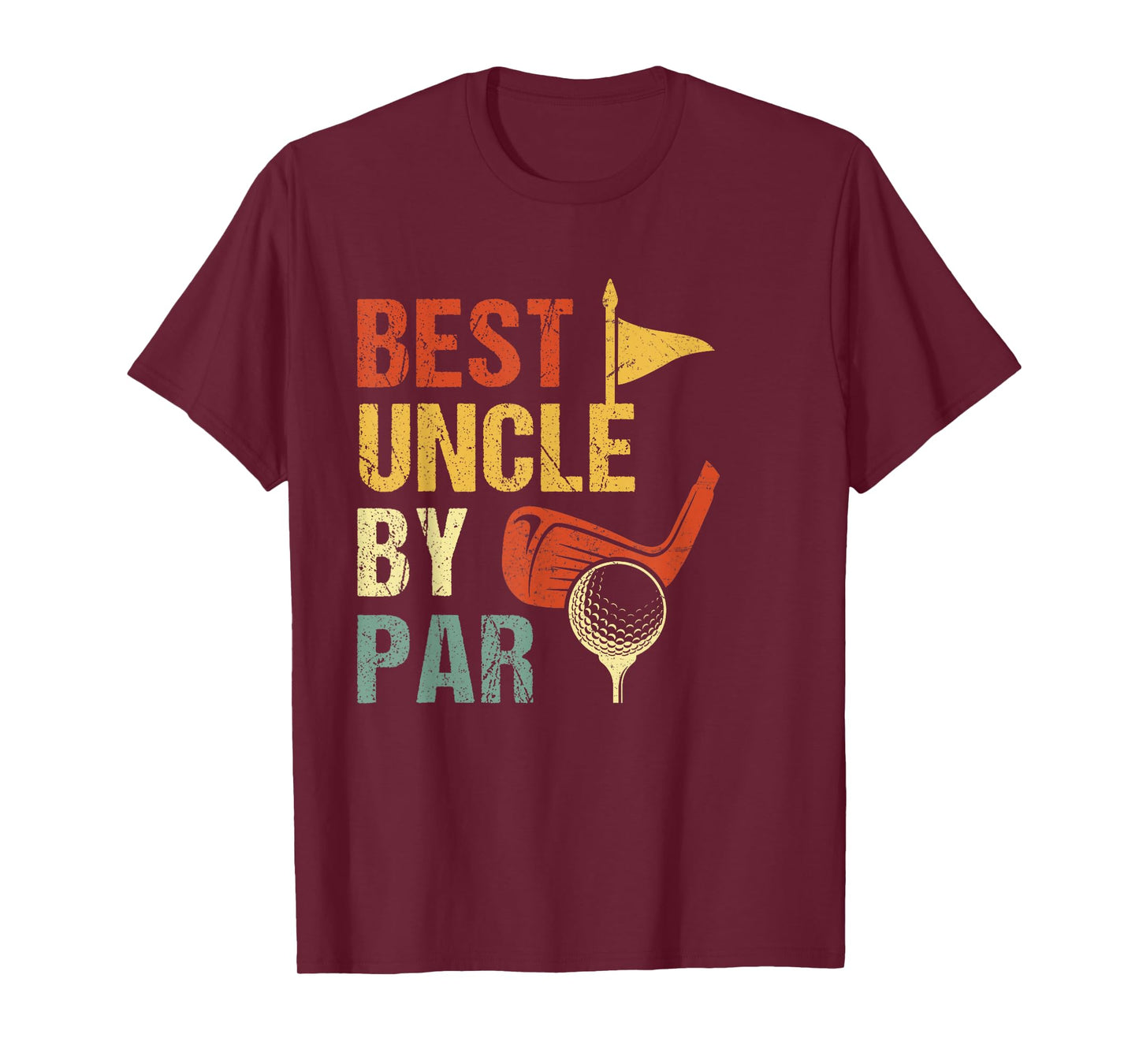 Best Uncle By Par T-Shirt Father's Day Golf T-Shirt