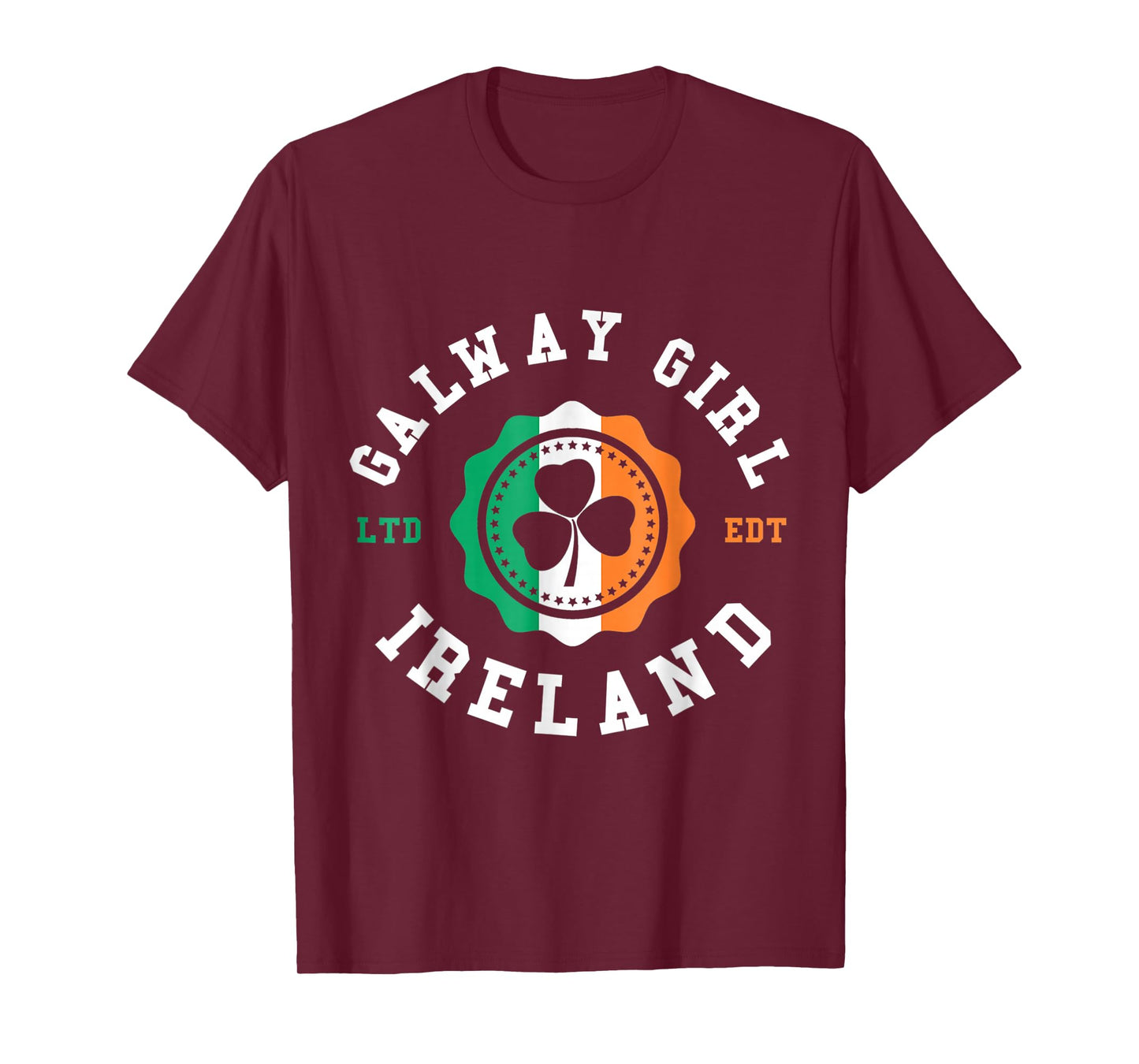Funny Galway Girl Ireland Shamrock Irish Pride T-Shirt