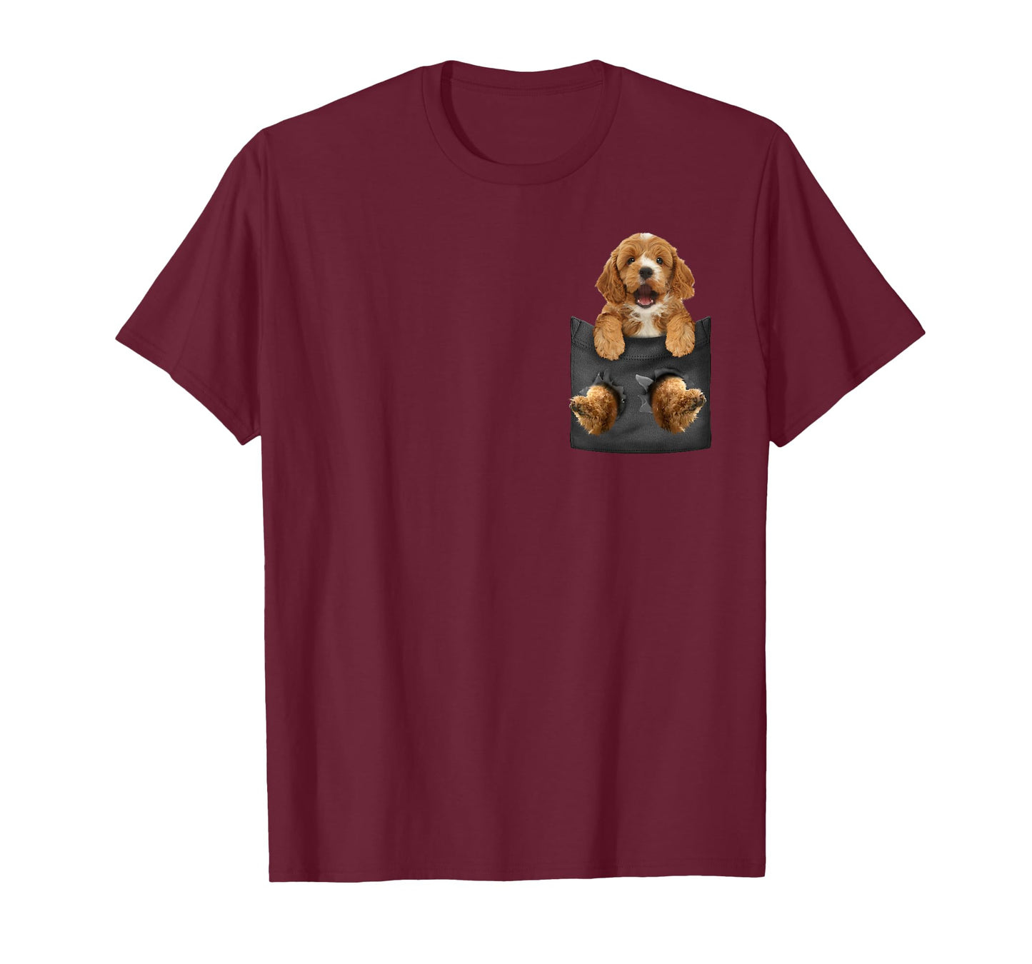 Cockapoo in Pocket Dog Girls Shirt T-Shirt