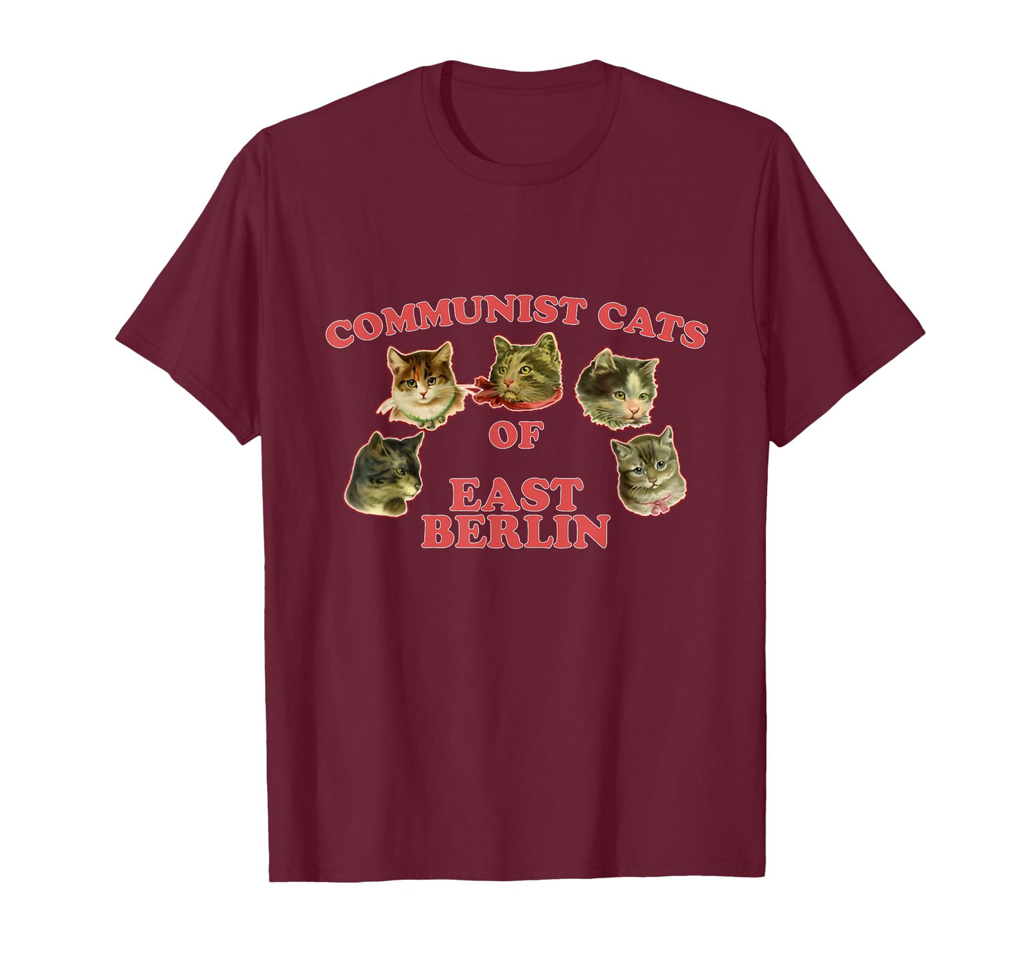 Communist Cats Of East Berlin funny saying T-Shirt