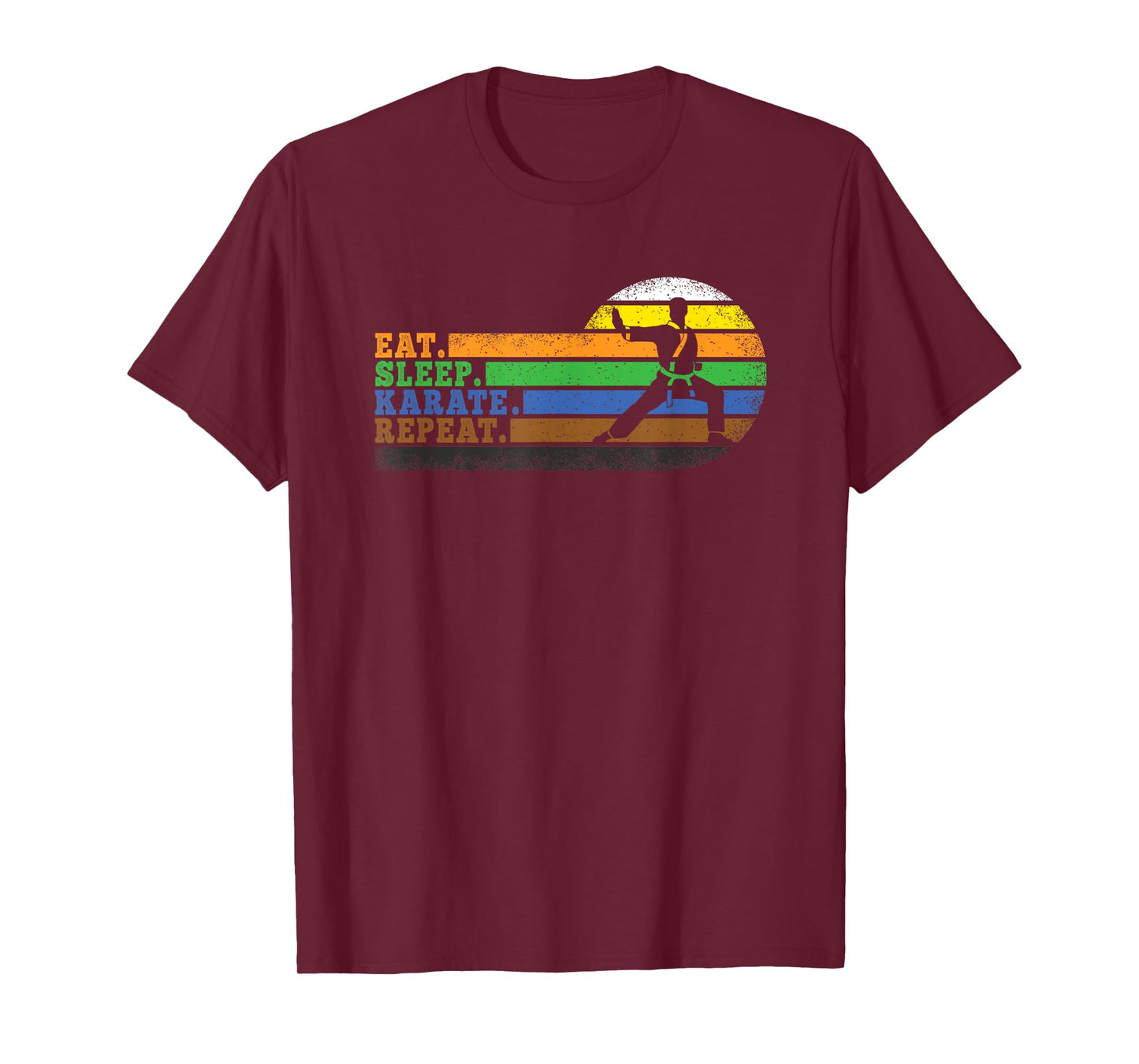 Eat Sleep Karate Repeat Men Women Boys Girls Kids T-Shirt