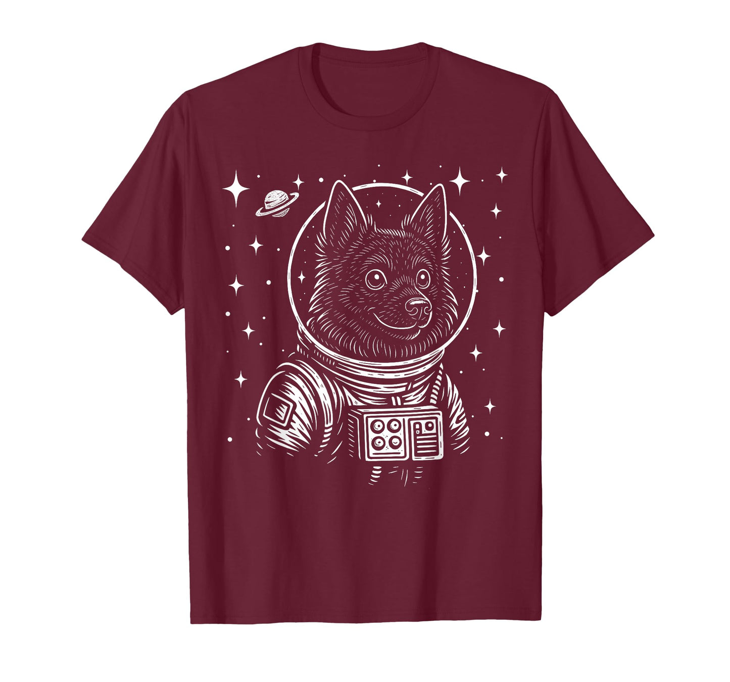 Astronaut Schipperke Space Galaxy Dog Lovers T-Shirt
