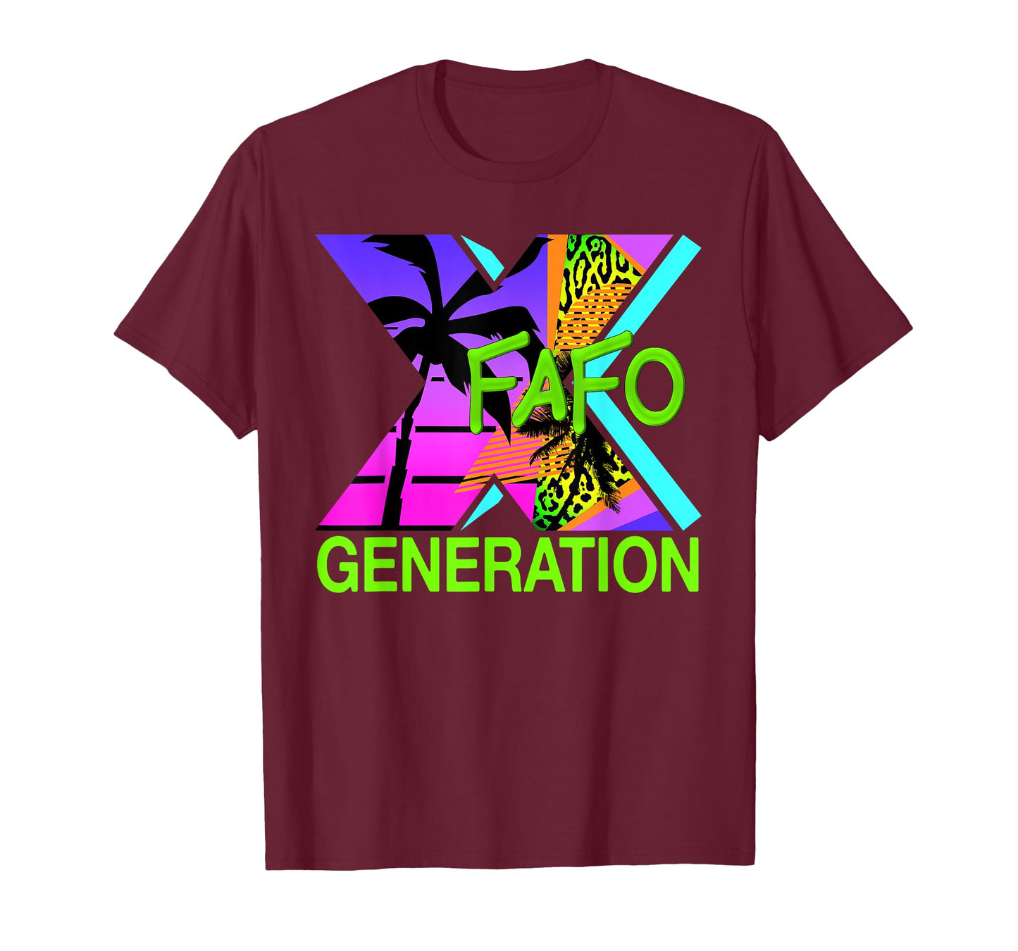 Funny Generation X Humor 60s 70s 80s FAFO Men Women Gen X T-Shirt