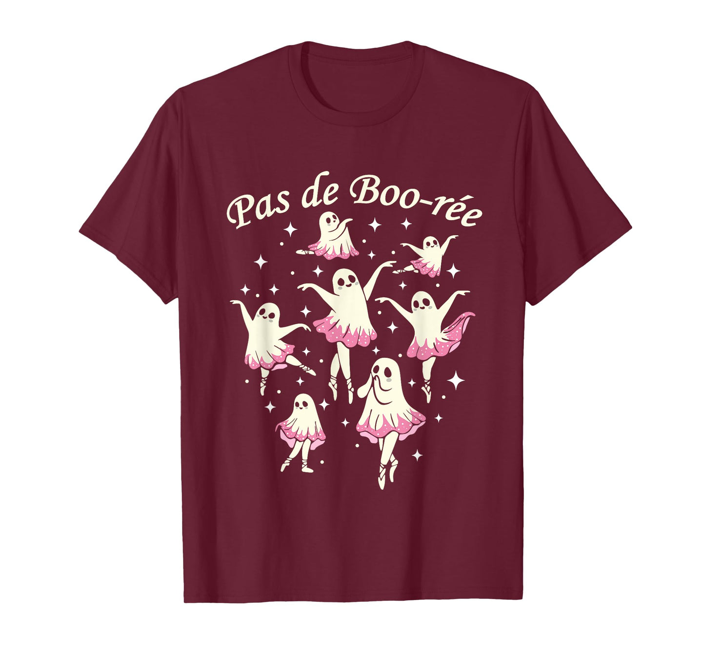 Pas De Boo-rée Ghost Ballet Dancer Halloween Dance Teacher T-Shirt